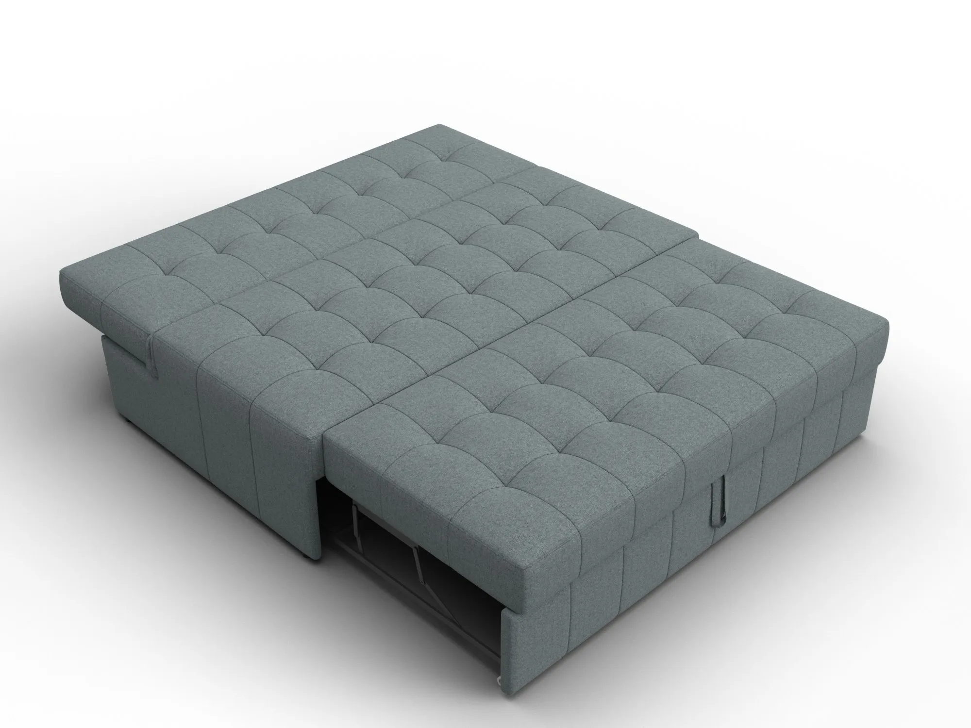 Диван прямой Лига-107 (140) ( Амур 07 серый )