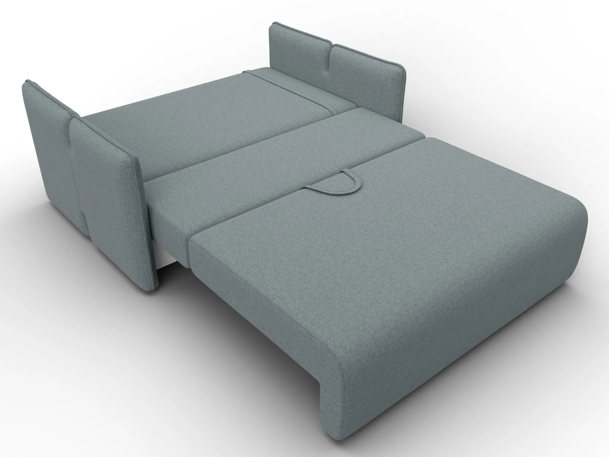 Диван прямой Лига-117 ( Амур 07 серый )