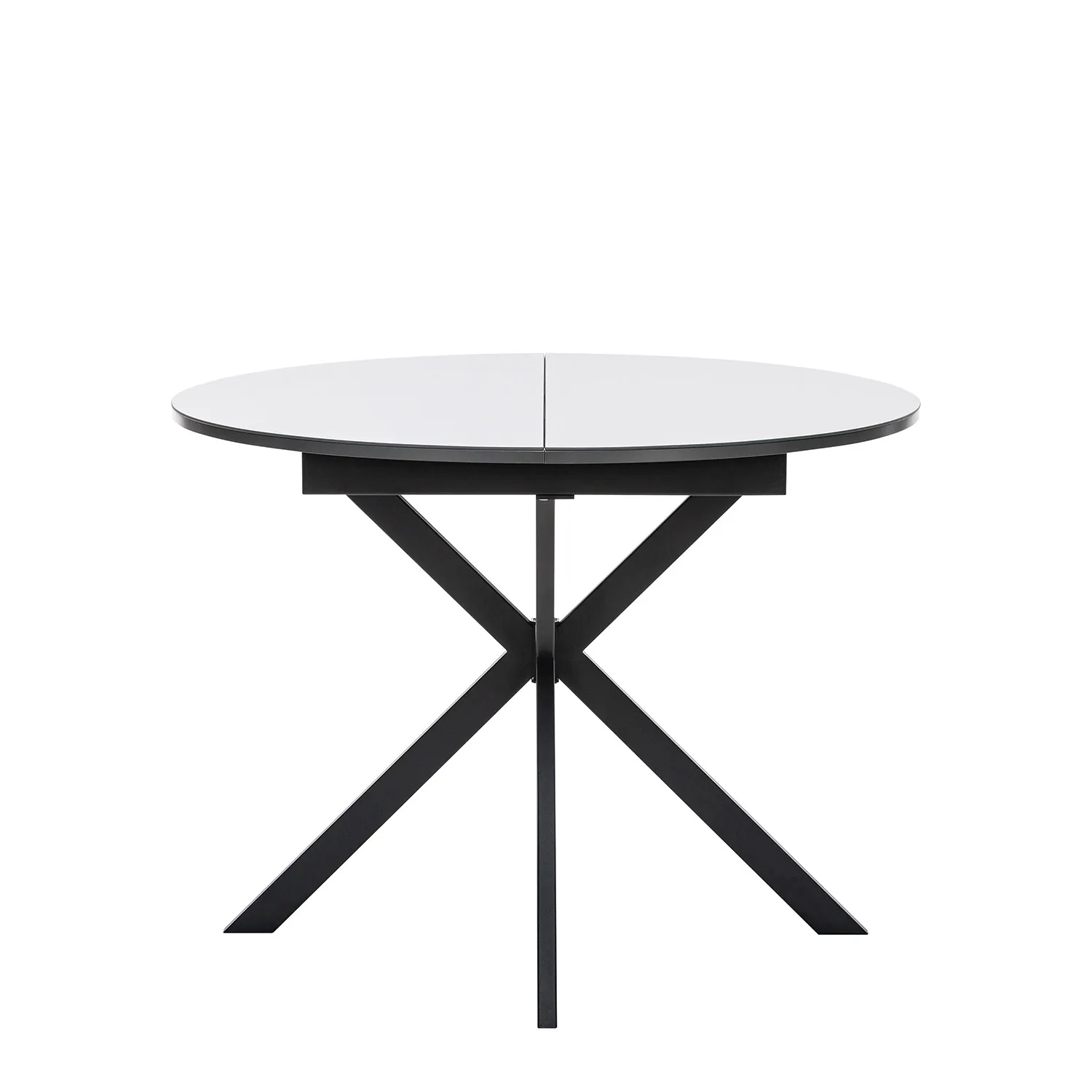 Стол раздвижной Leset Капри со стеклом (Антрацит)