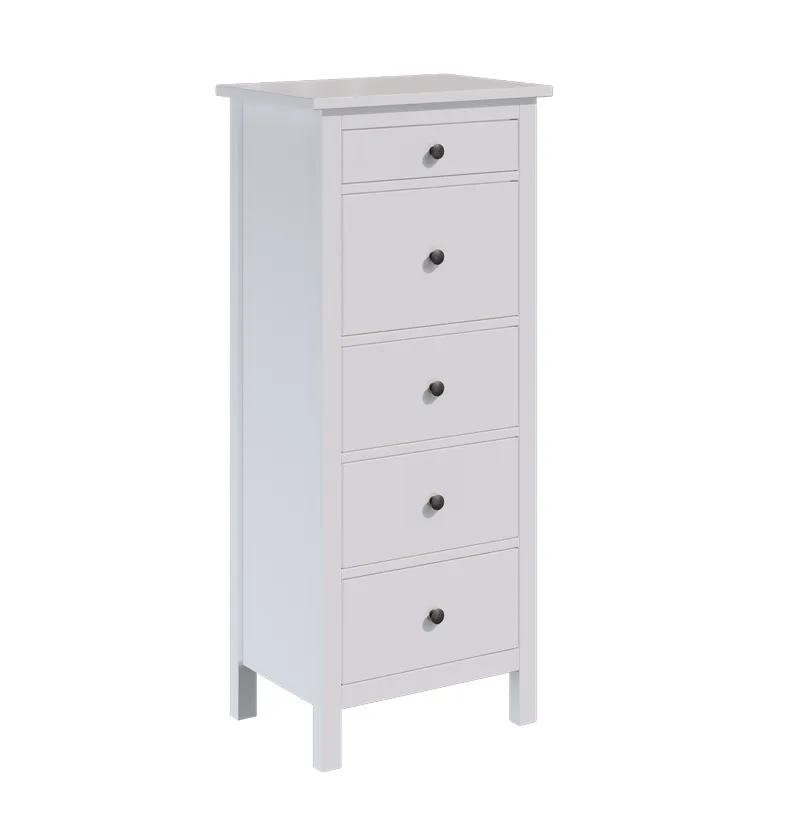 Комод Кымор 5 ящиков белый