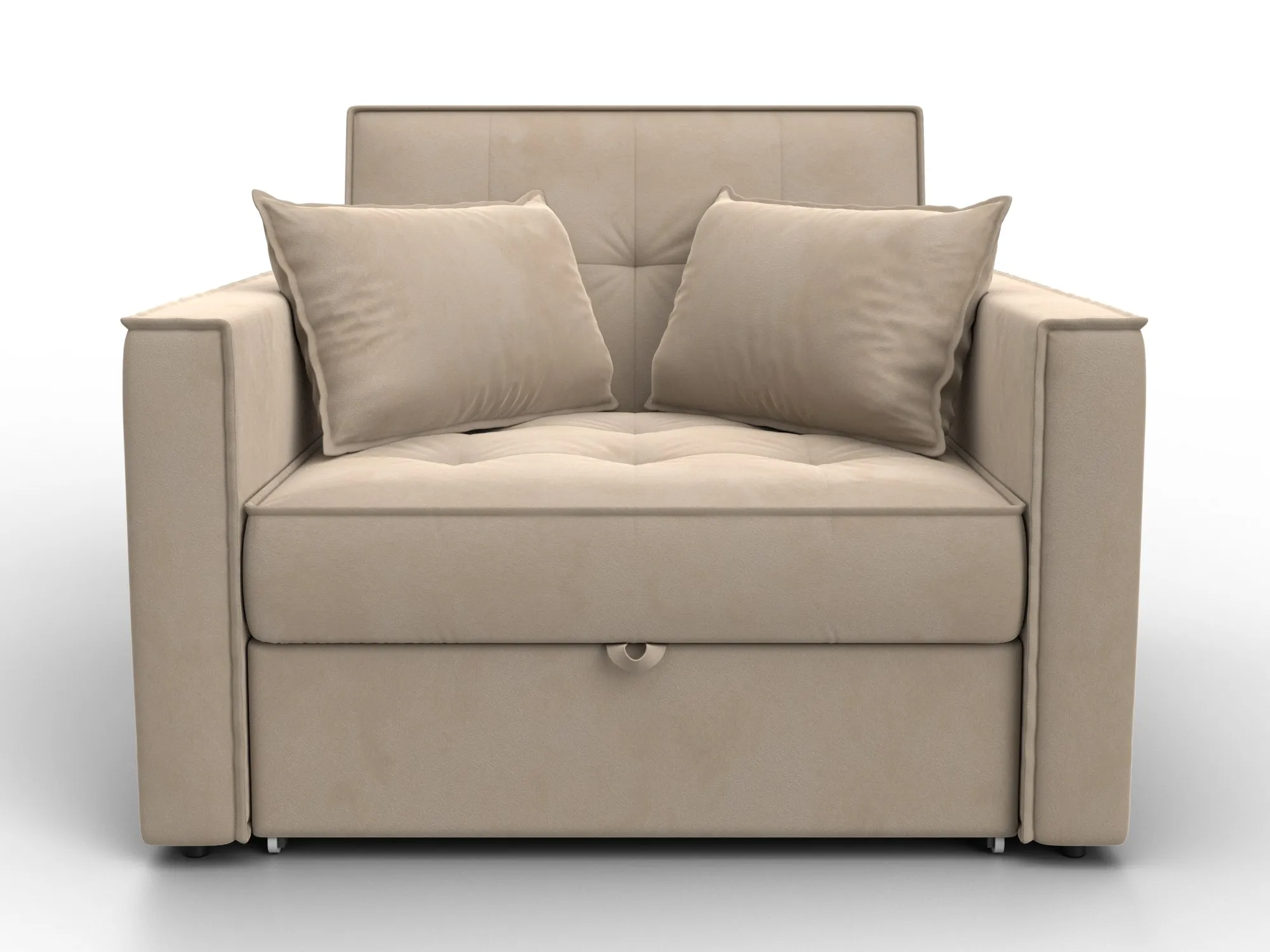 Кресло-кровать Лига-104 (80) ( SEVEN 729 бежевый )