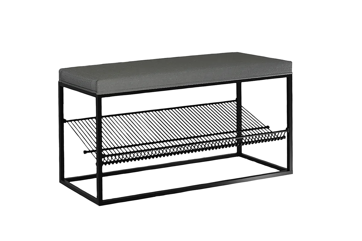 Обувница Крафт 1 черный муар/графит