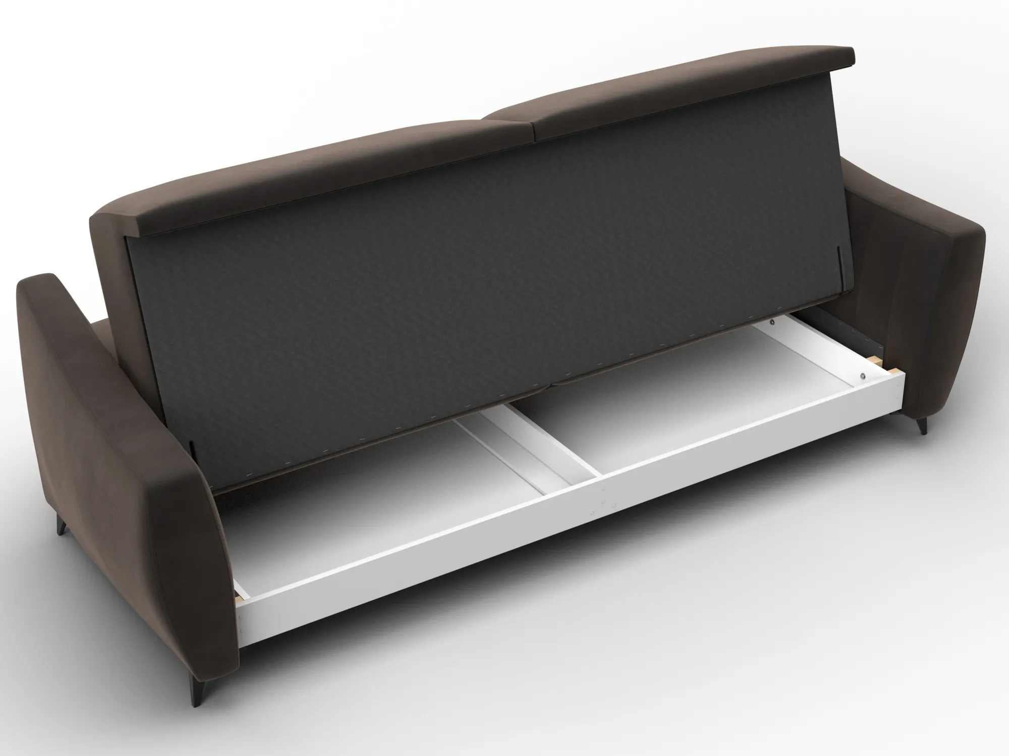 Диван-книжка Лига-095 НПБ ( SEVEN 727 коричневый )