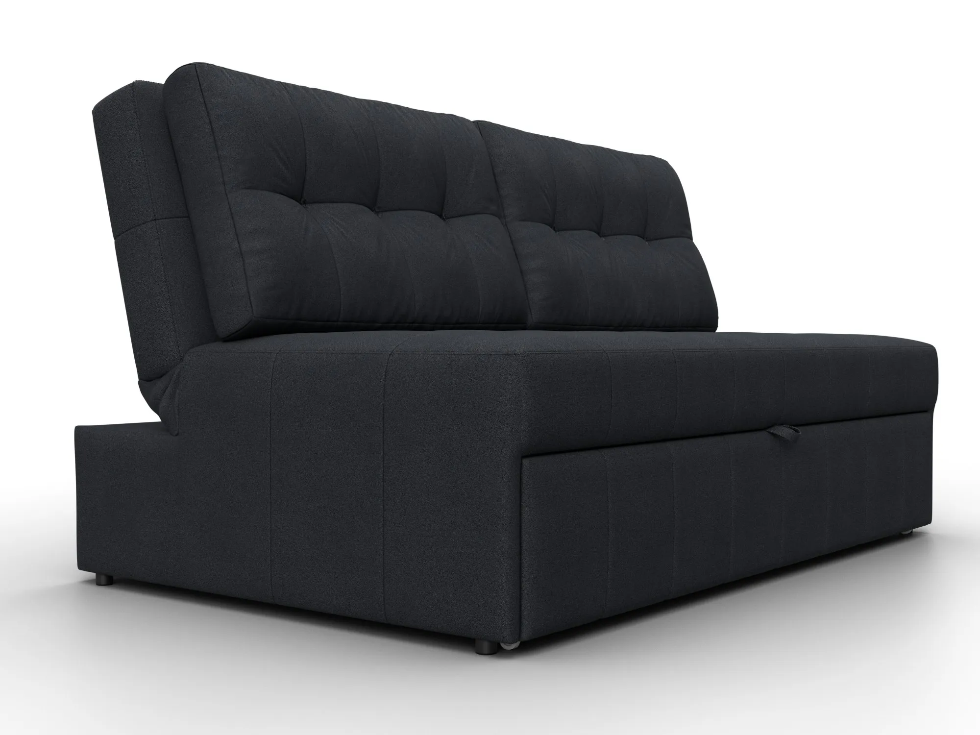 Диван прямой Лига-107 (140) ( JOLY 16 темно-серый )