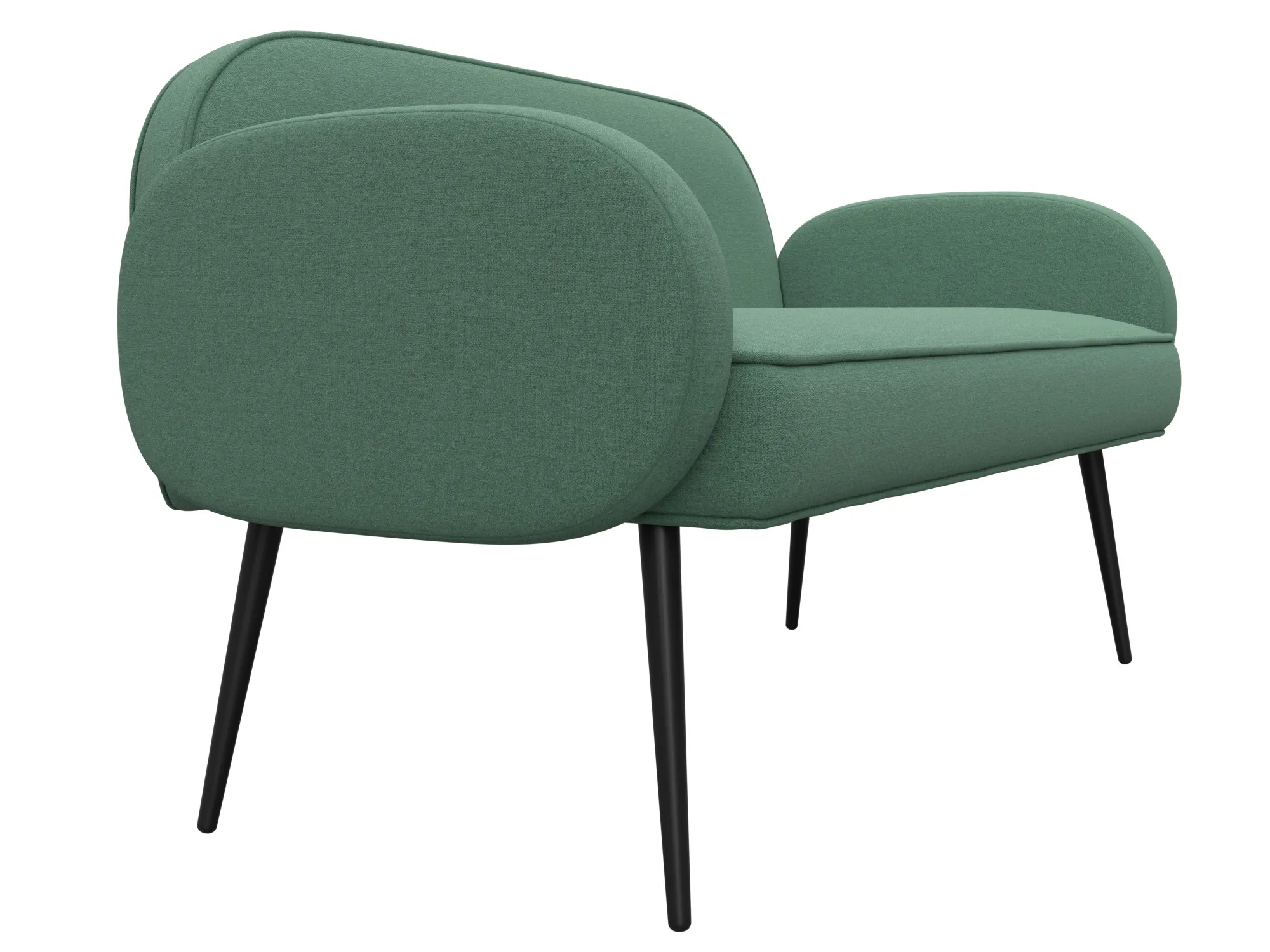 Диван прямой Лига-086 ( Амур 11 зеленый )