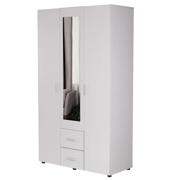 Шкаф 3-х створчатый ЭВА ШК-019 Белый