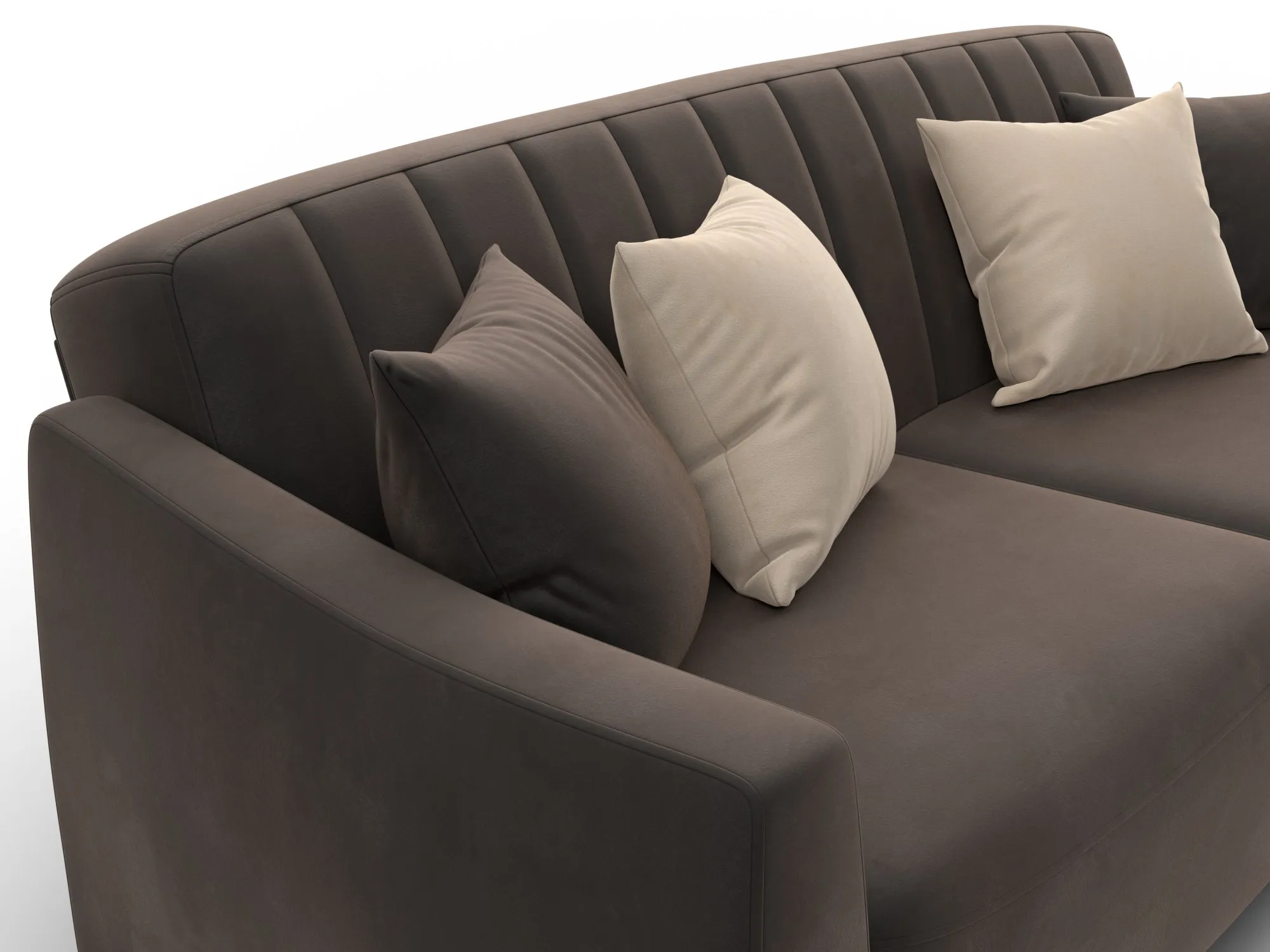 Диван-книжка Лига-095 НПБ ( SEVEN 727 коричневый )