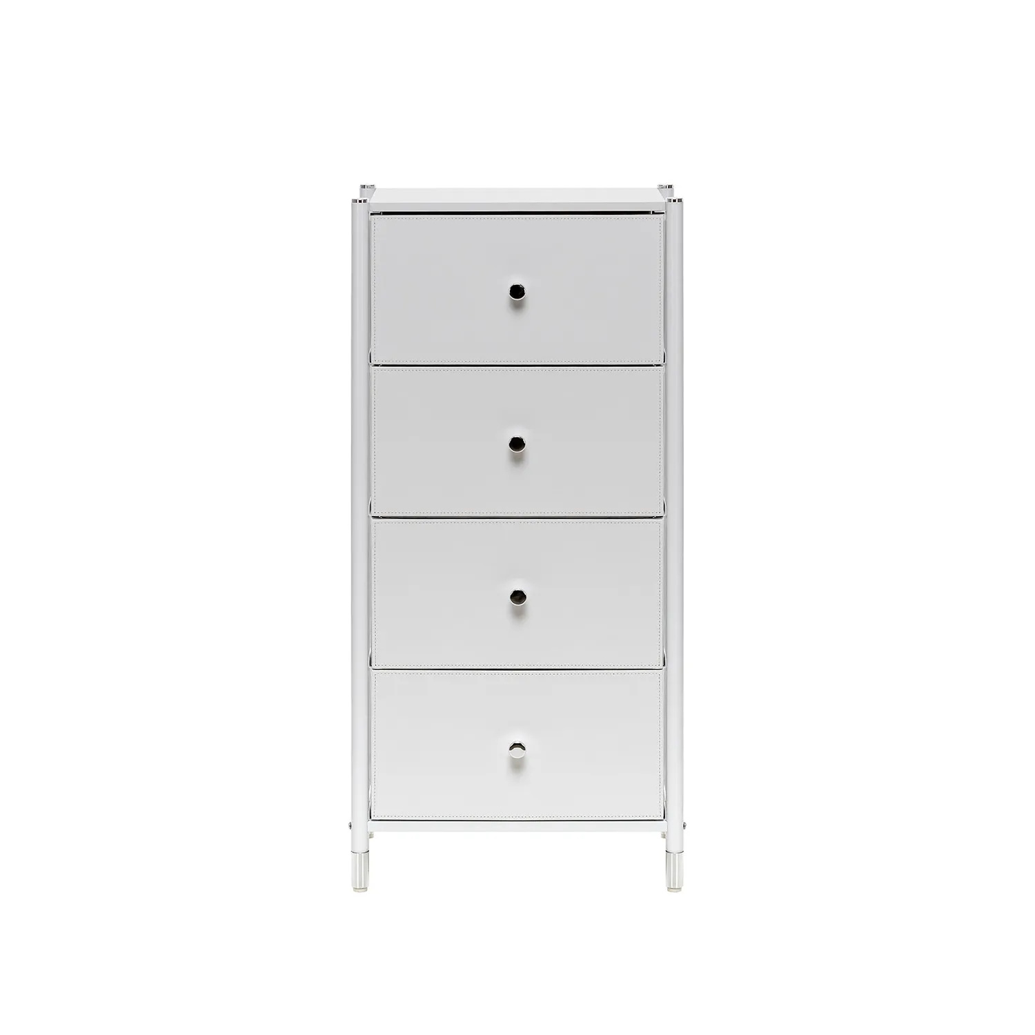 Комод Leset Нирита/Хайди, 4 ящика, Белый (Белый/Белый)