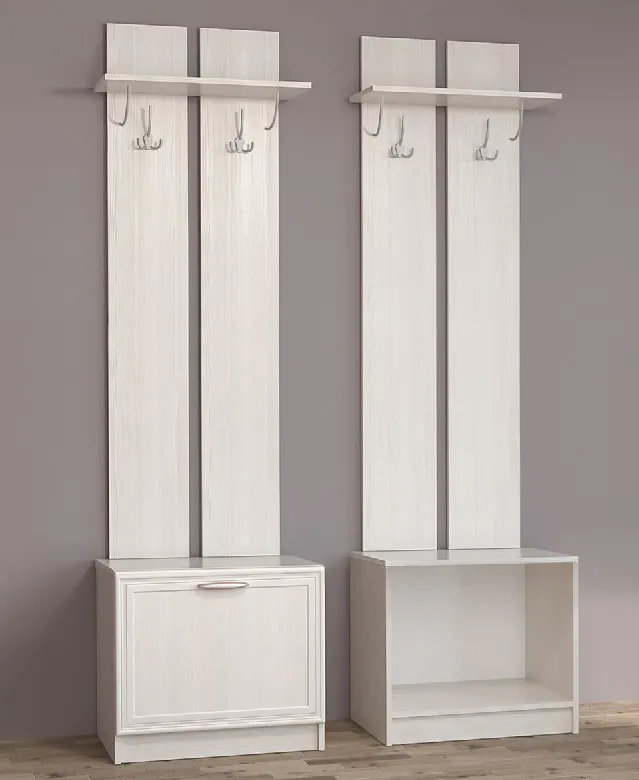 Вешалка с обувницей 2 Иннэс 6 Рамка