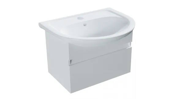 Подвесная тумба с раковиной Классик 55 см