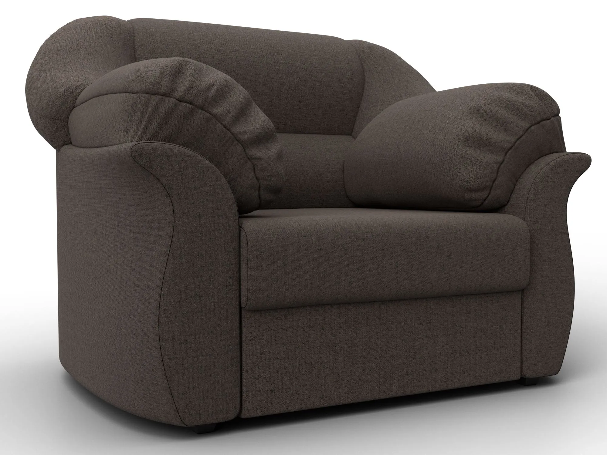 Кресло Карнелла ( Амур 05 коричневый )