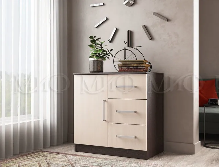 Комод Бася (3 ящика, 1 дверь)