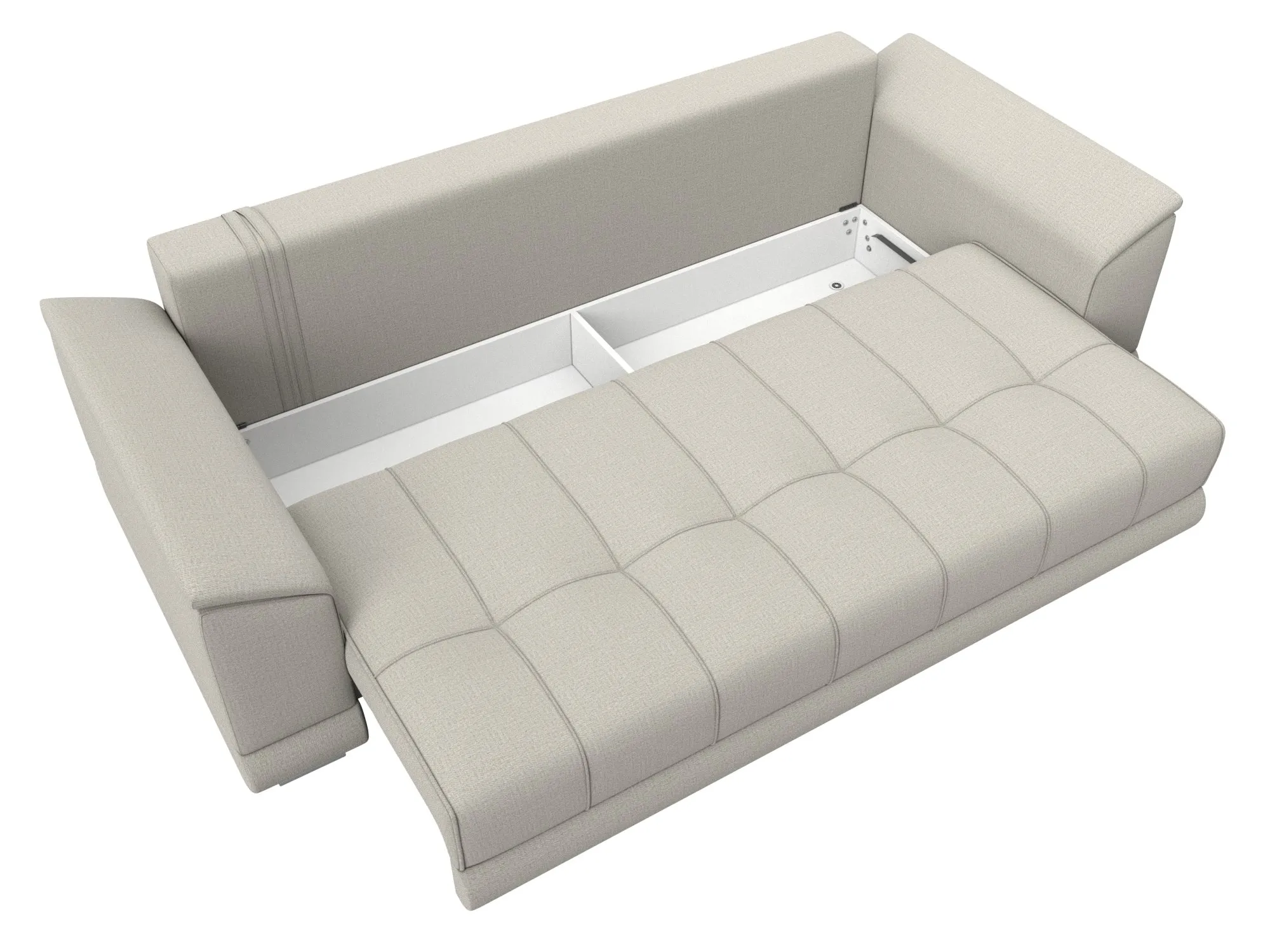 Диван прямой НордСтар НПБ ( Амур 02 бежевый )