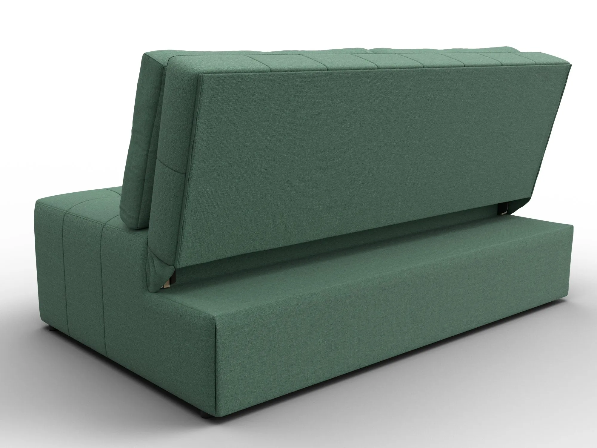 Диван прямой Лига-107 (140) ( Амур 11 зеленый )