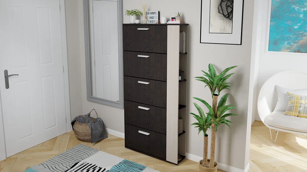 Тумба для обуви Эрика Тип 2 (Венге/дуб белфорт)