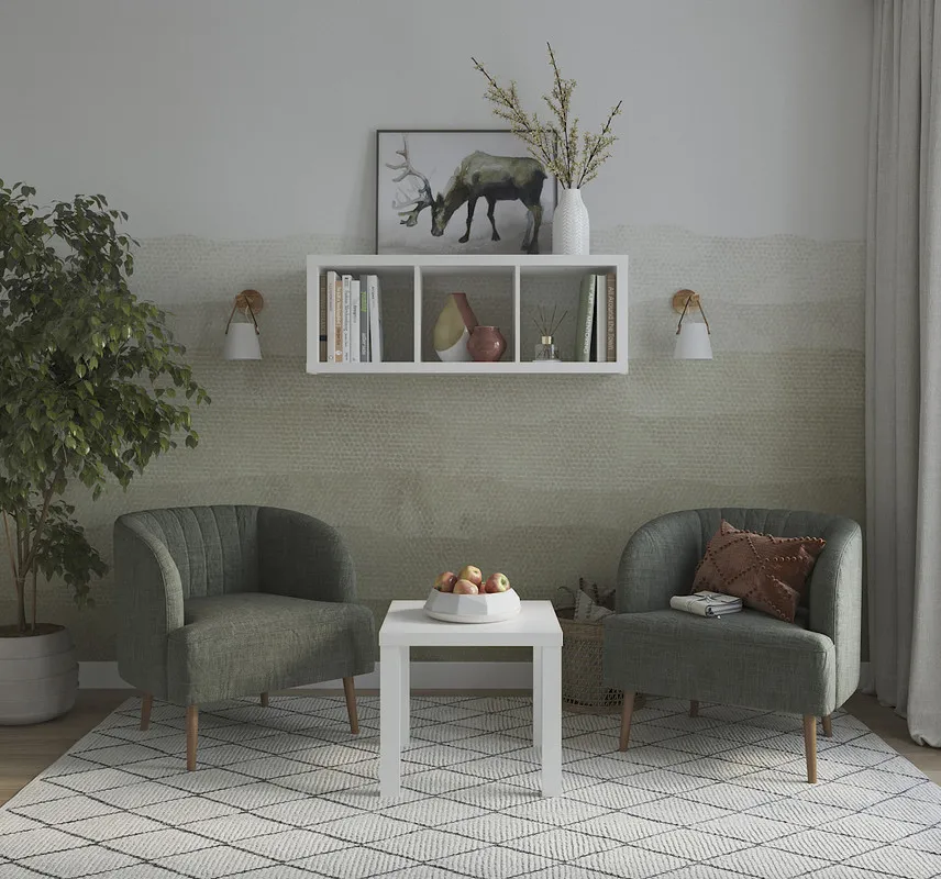 S00111 Энкель 50 журнальный cтол  50x50x45, белый