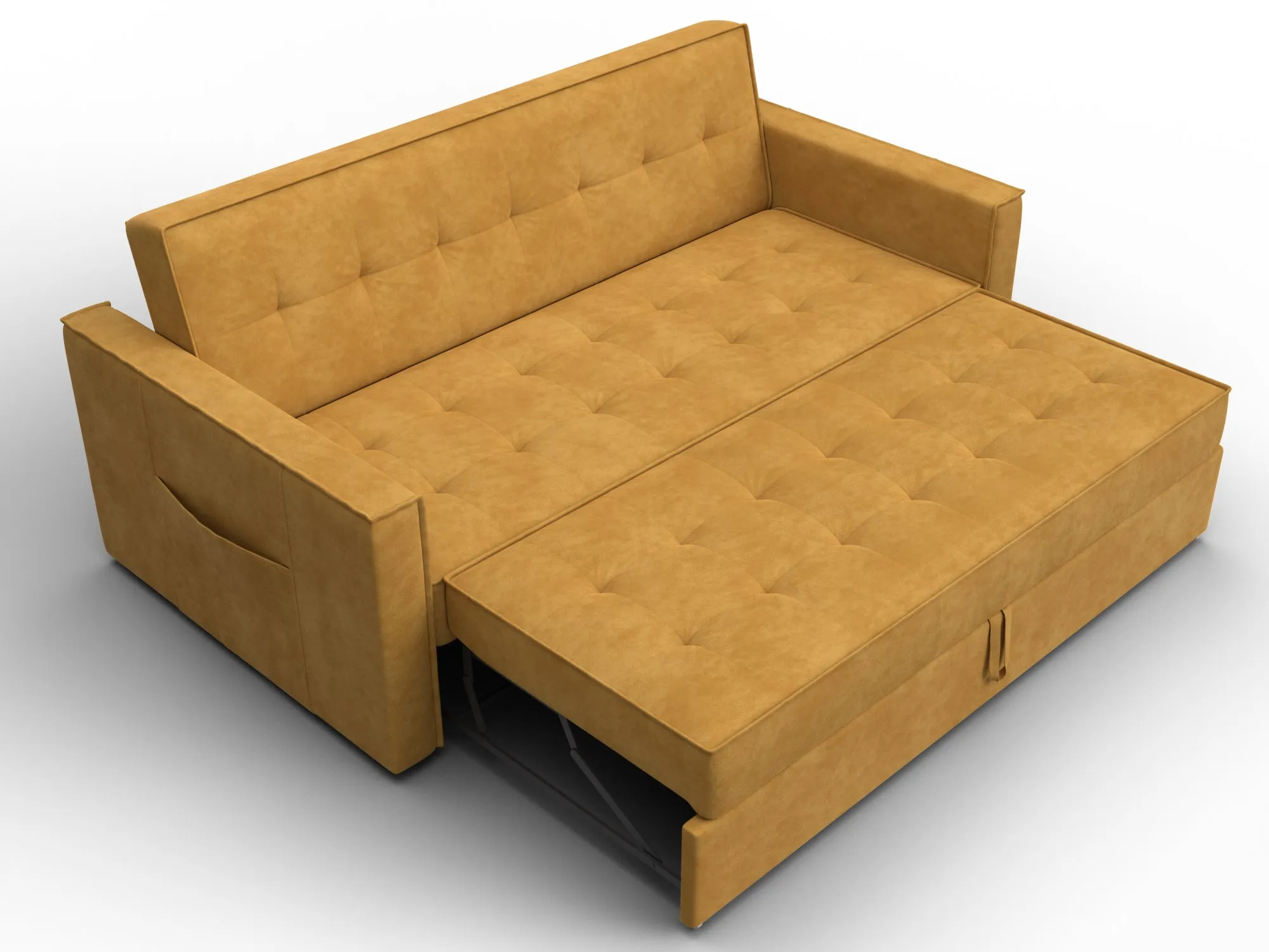 Диван прямой Лига-104 (160) ( BRUT 10 желтый )