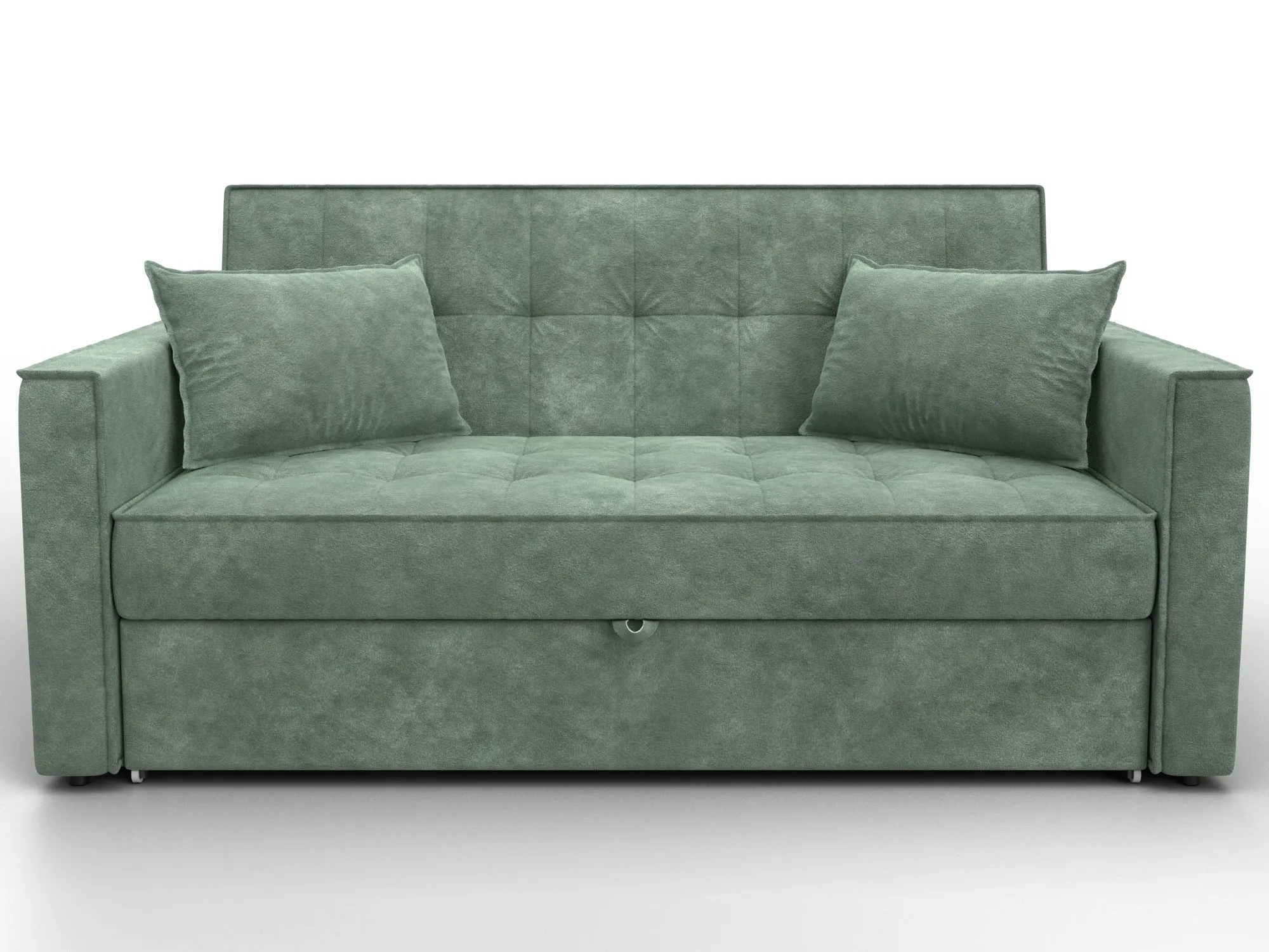 Диван прямой Лига-104 (140) ( BRUT 08 зеленый )