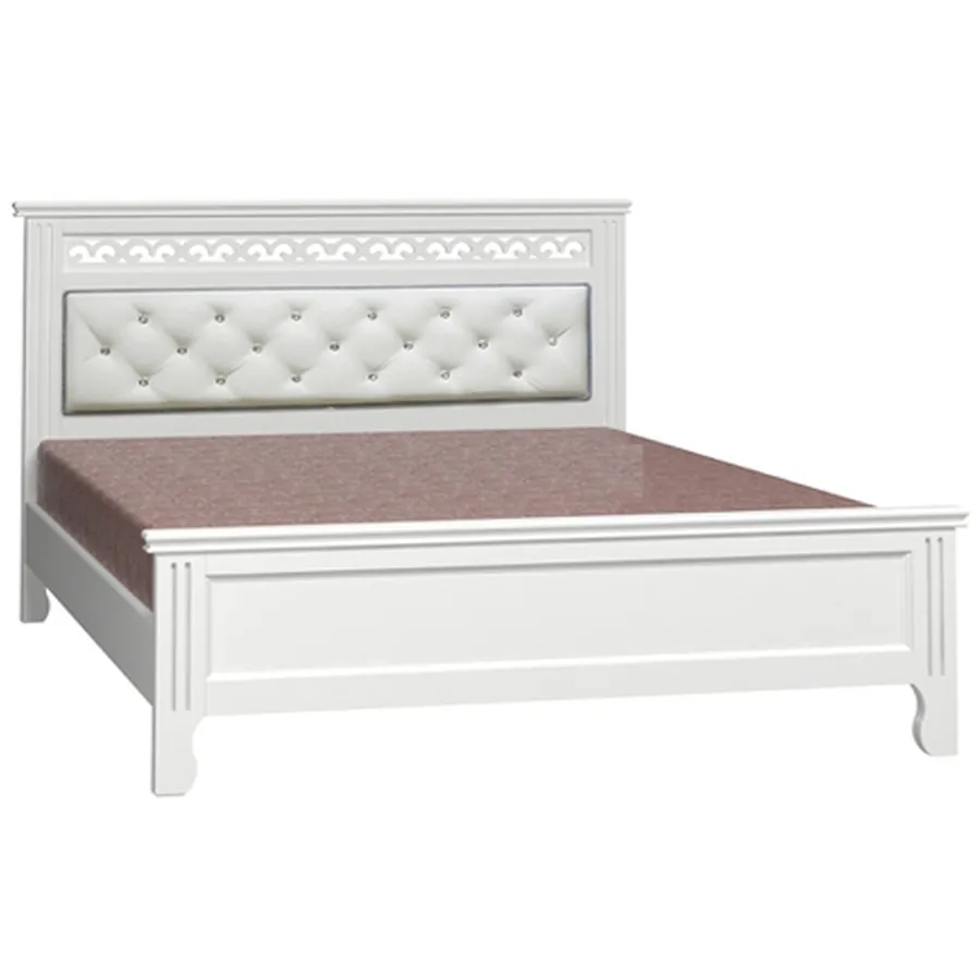 Кровать Грация (160*200) античный белый