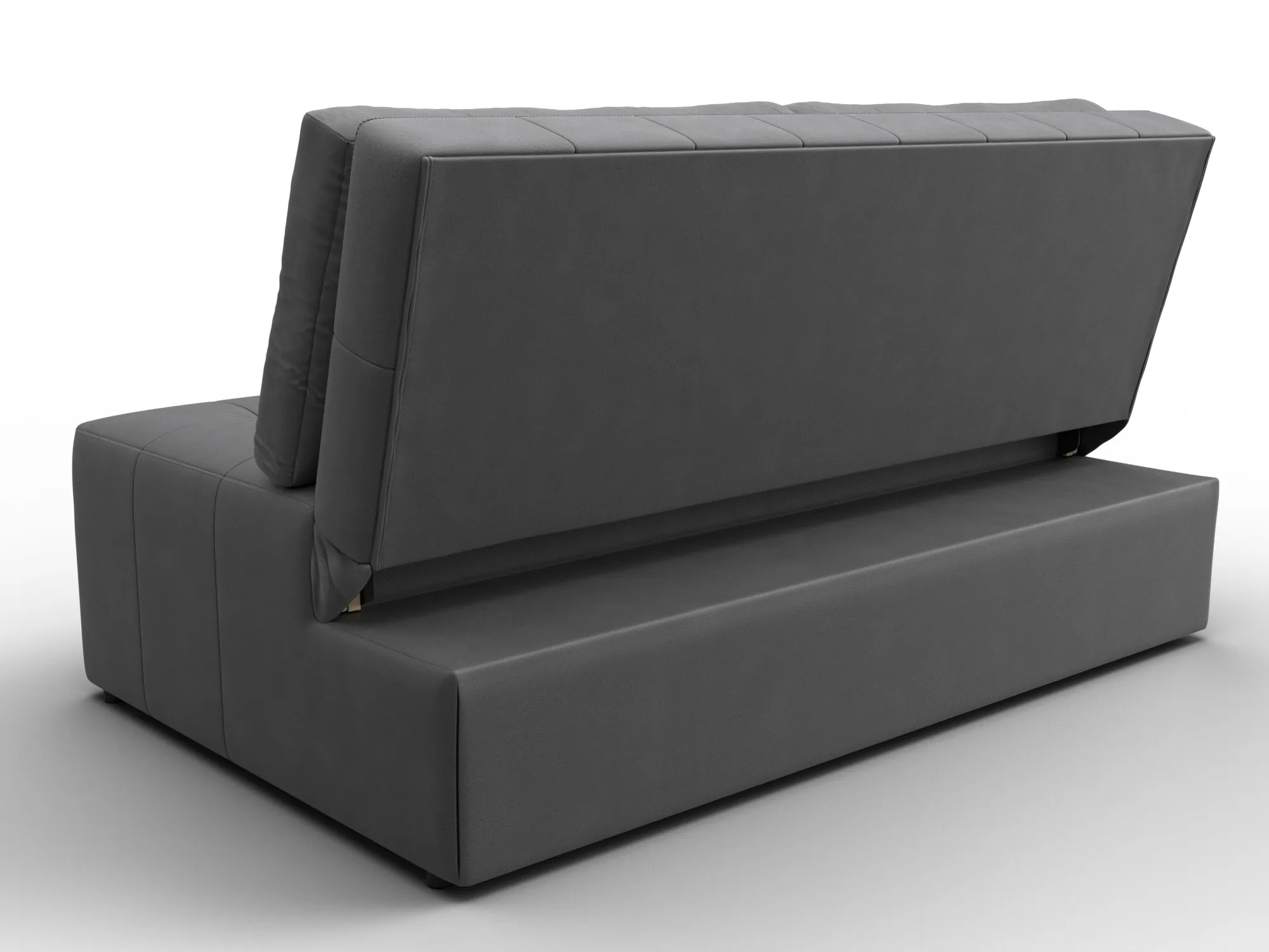 Диван прямой Лига-107 (140) ( JOLY 13 серый )