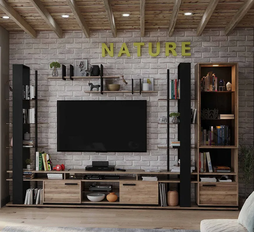 Гостиная Nature 8  Дуб табачный