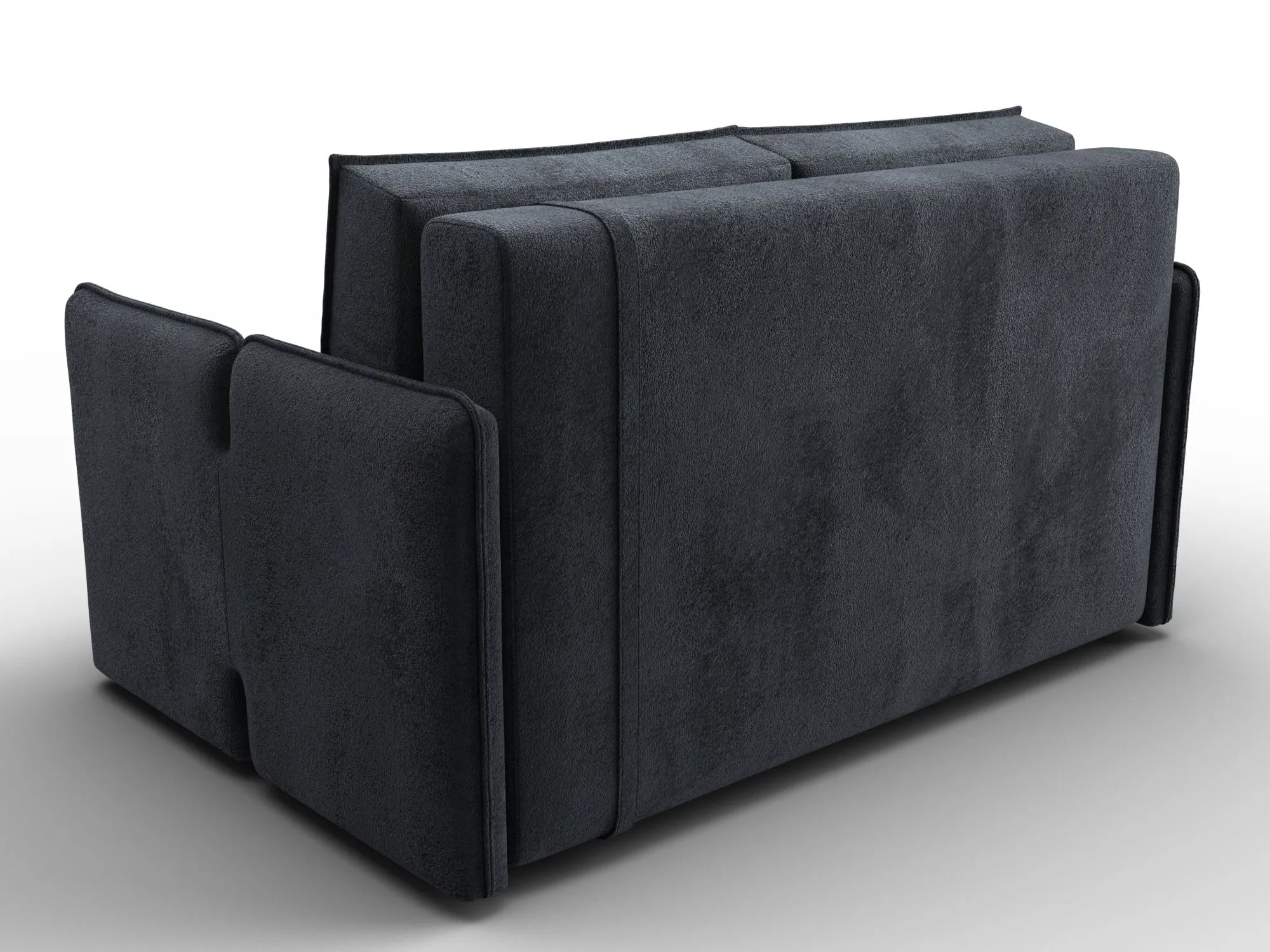 Диван прямой Лига-117 ( TOWER 11 темно-серый )