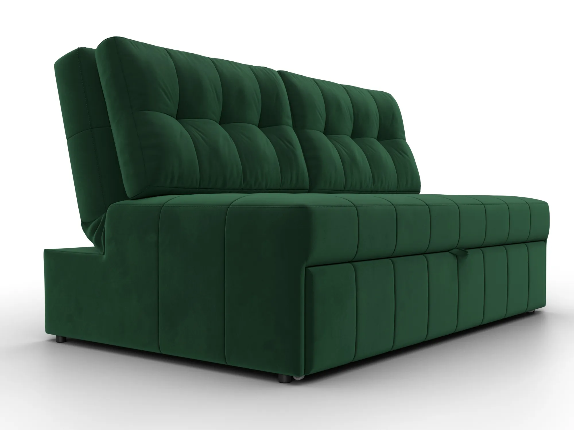 Диван прямой Лига-107 (140) ( SEVEN 626 зеленый )