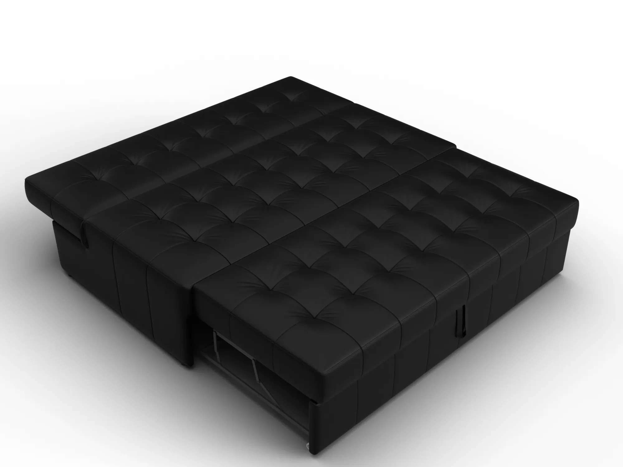 Диван прямой Лига-107 (160) ( GRIFON 18 черный )