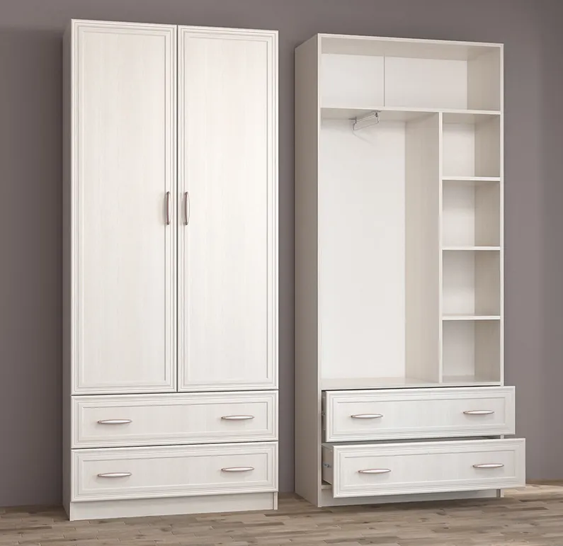 Шкаф 2-створчатый Иннэс 6 Рамка