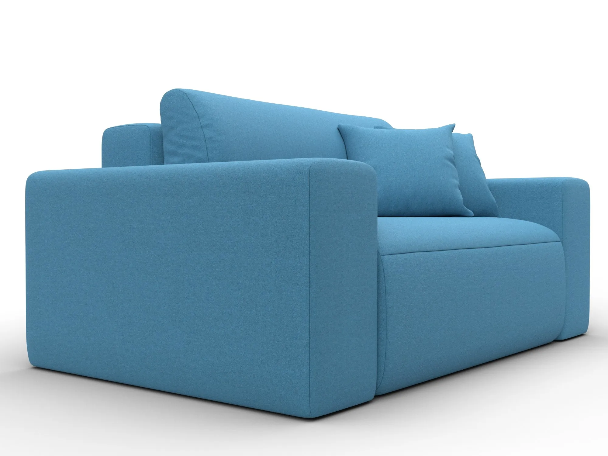 Кресло Лига-036 НПБ ( Амур голубой )