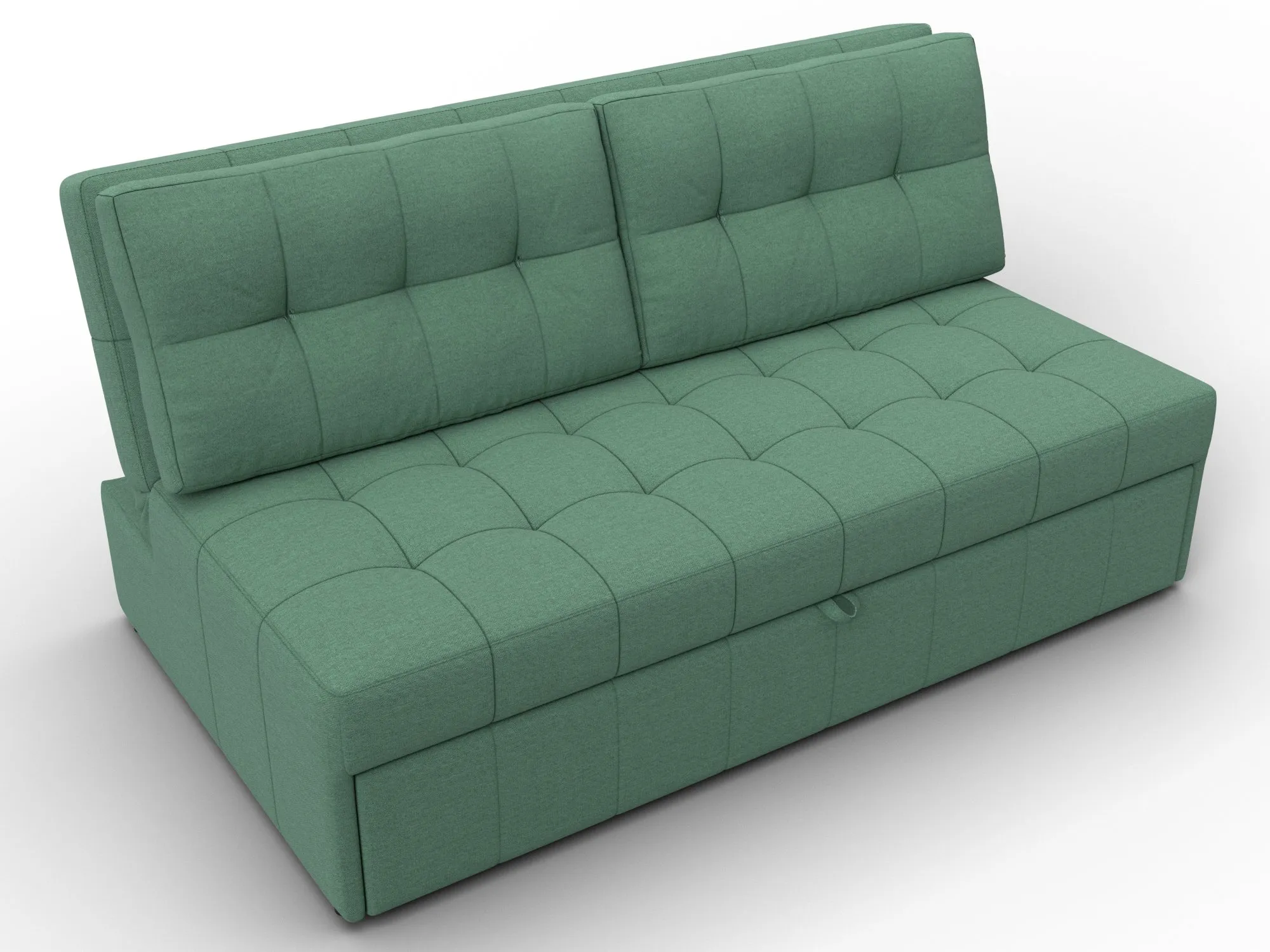 Диван прямой Лига-107 (160) ( Амур 11 зеленый )