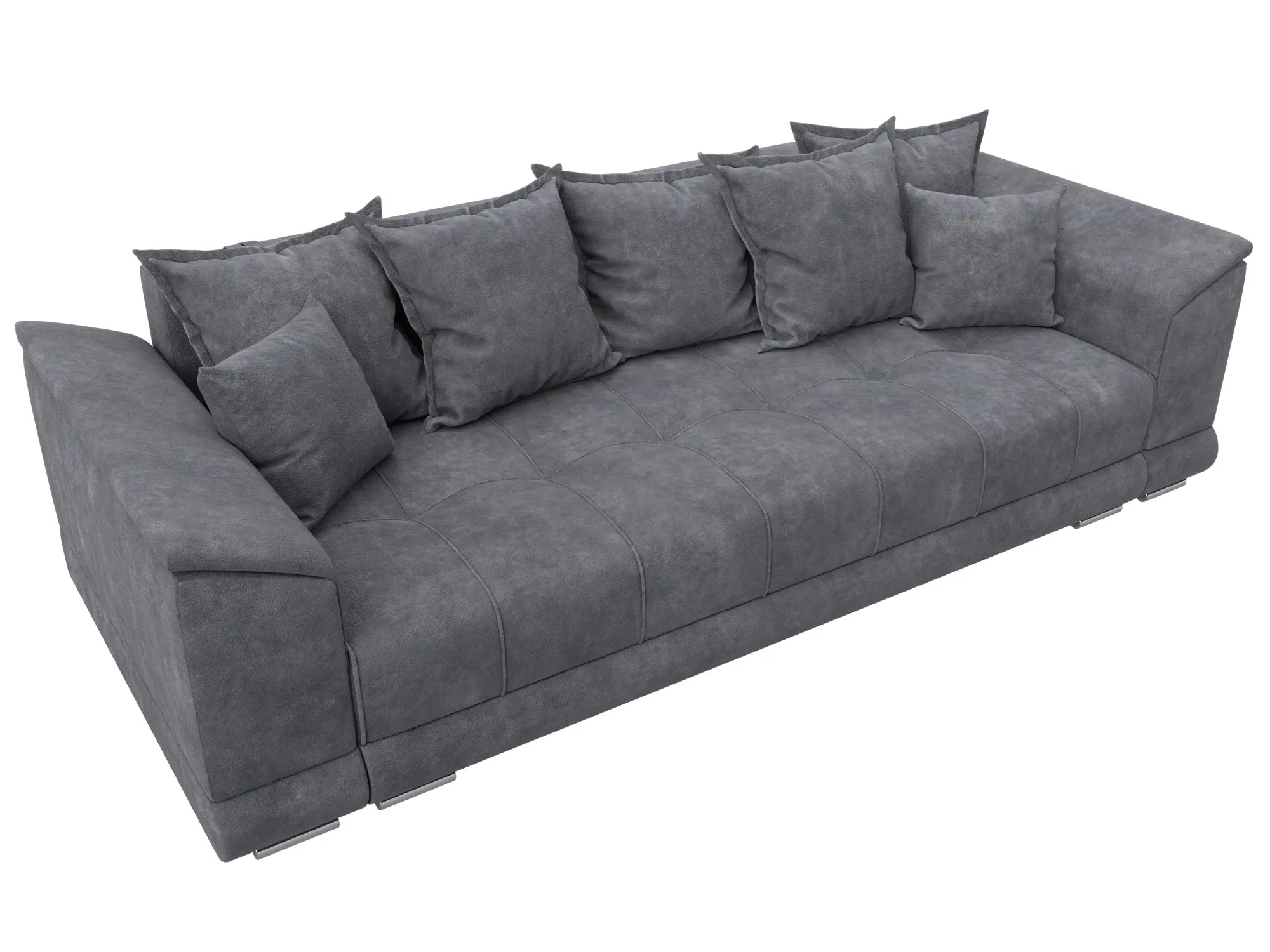 Диван прямой НордСтар НПБ ( BRUT 16 темно-серый )