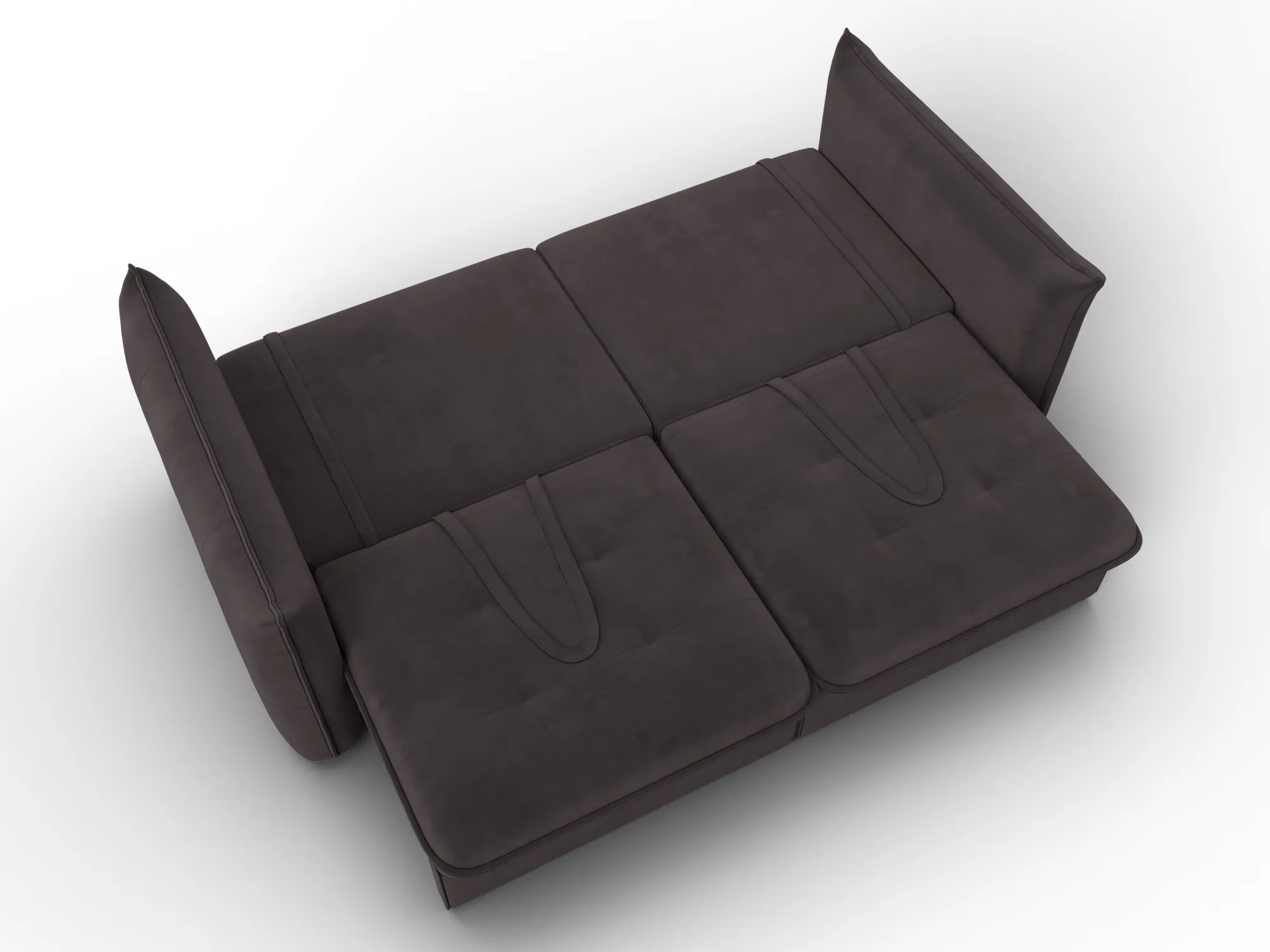 Диван прямой Лига-100 НПБ ( SEVEN 727 коричневый )