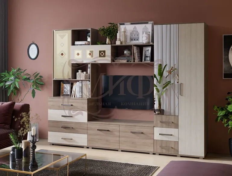 Гостиная Белла с 2-х дверным шкафом