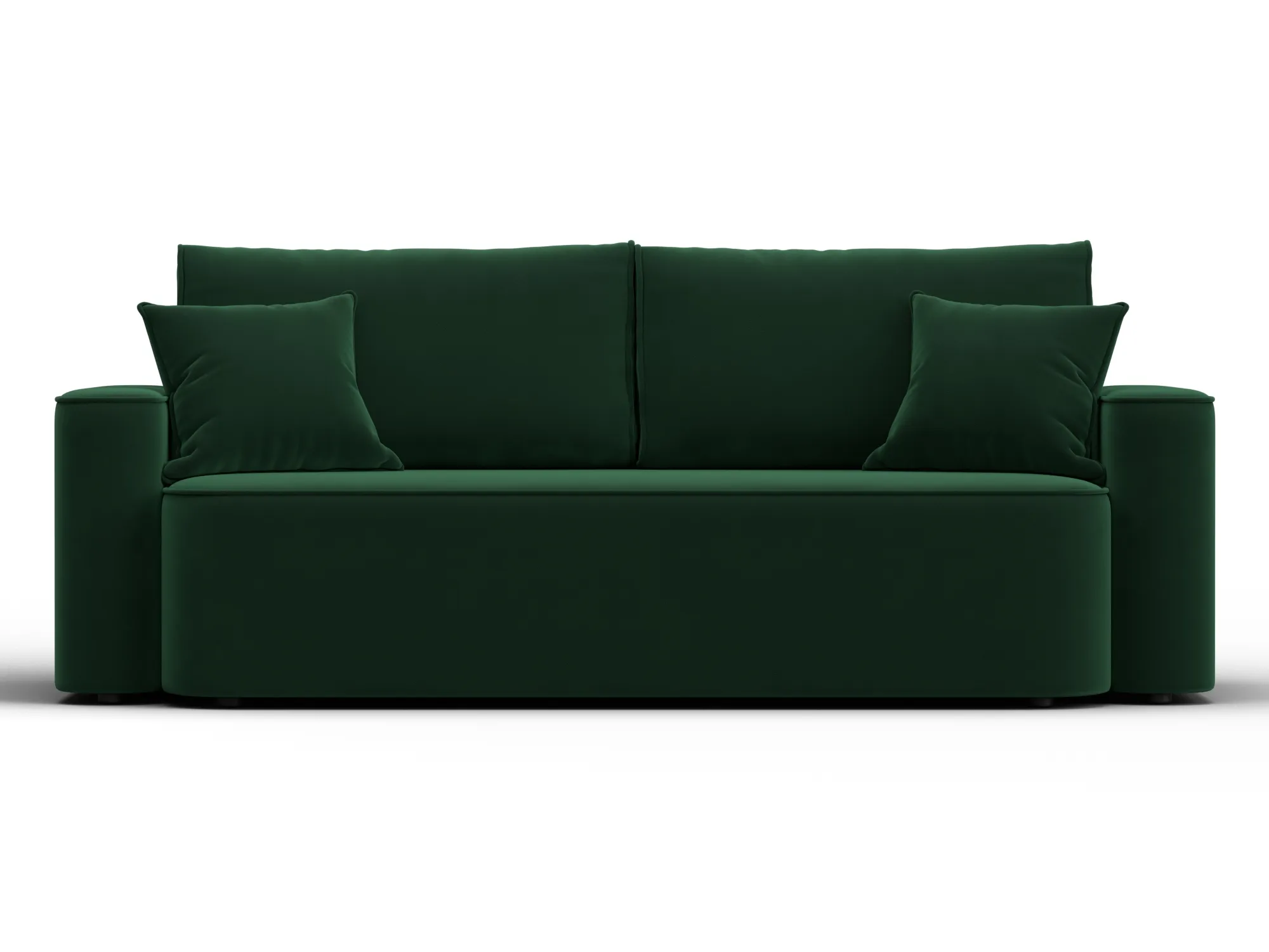 Диван прямой Лига-118 НПБ ( SEVEN 626 зеленый )