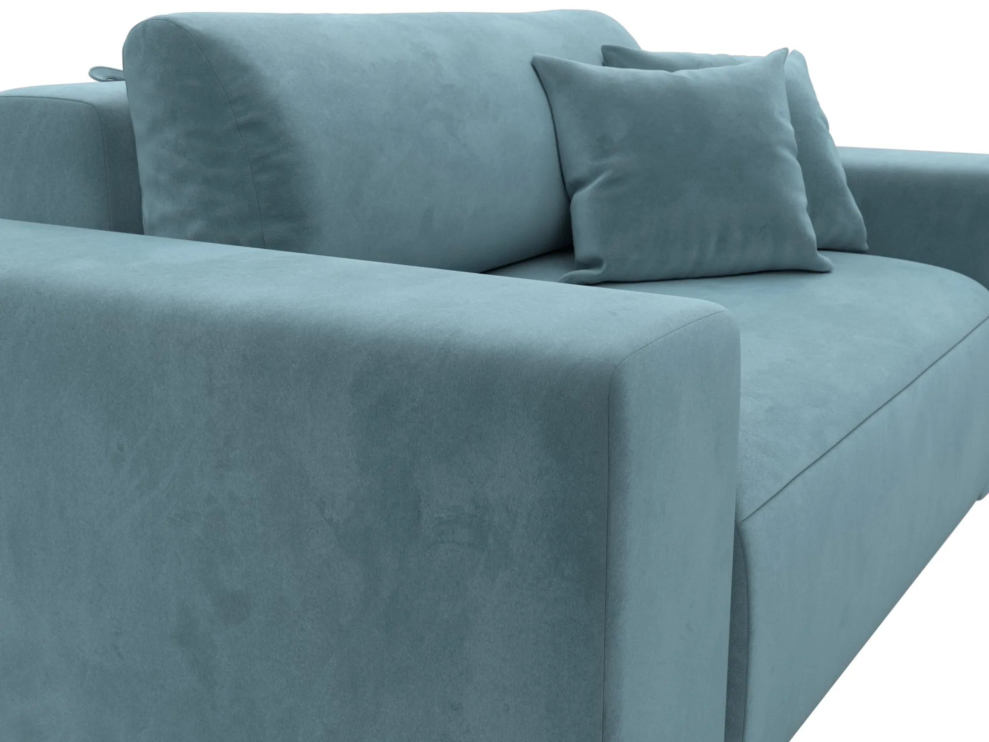 Кресло Лига-036 НПБ ( SEVEN 113 бирюзовый )