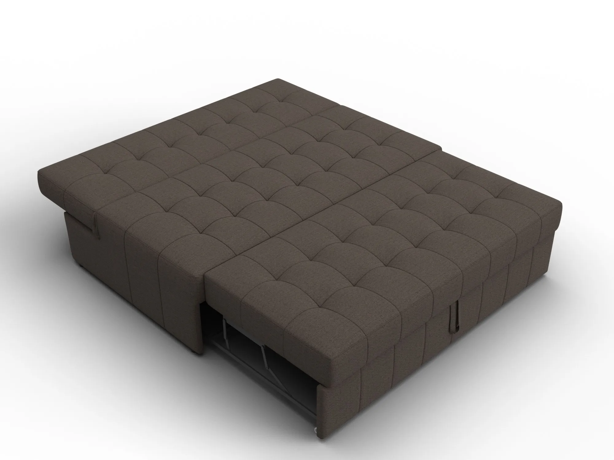 Диван прямой Лига-107 (140) ( Амур 05 коричневый )