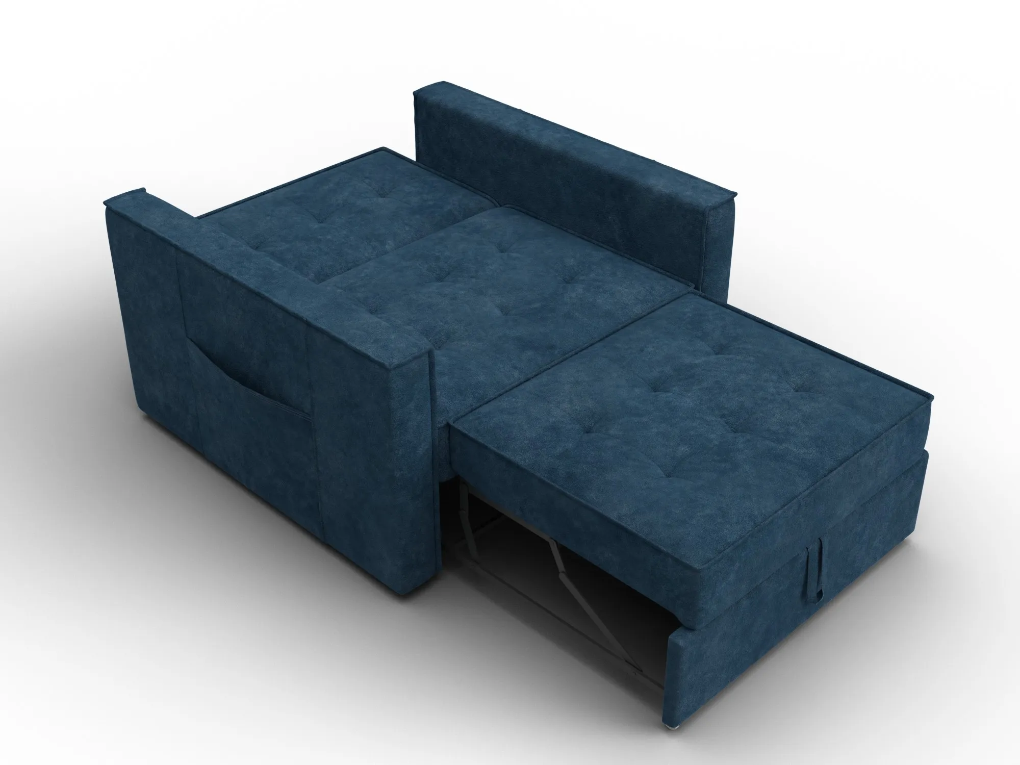 Кресло-кровать Лига-104 (80) ( BRUT 11 синий )