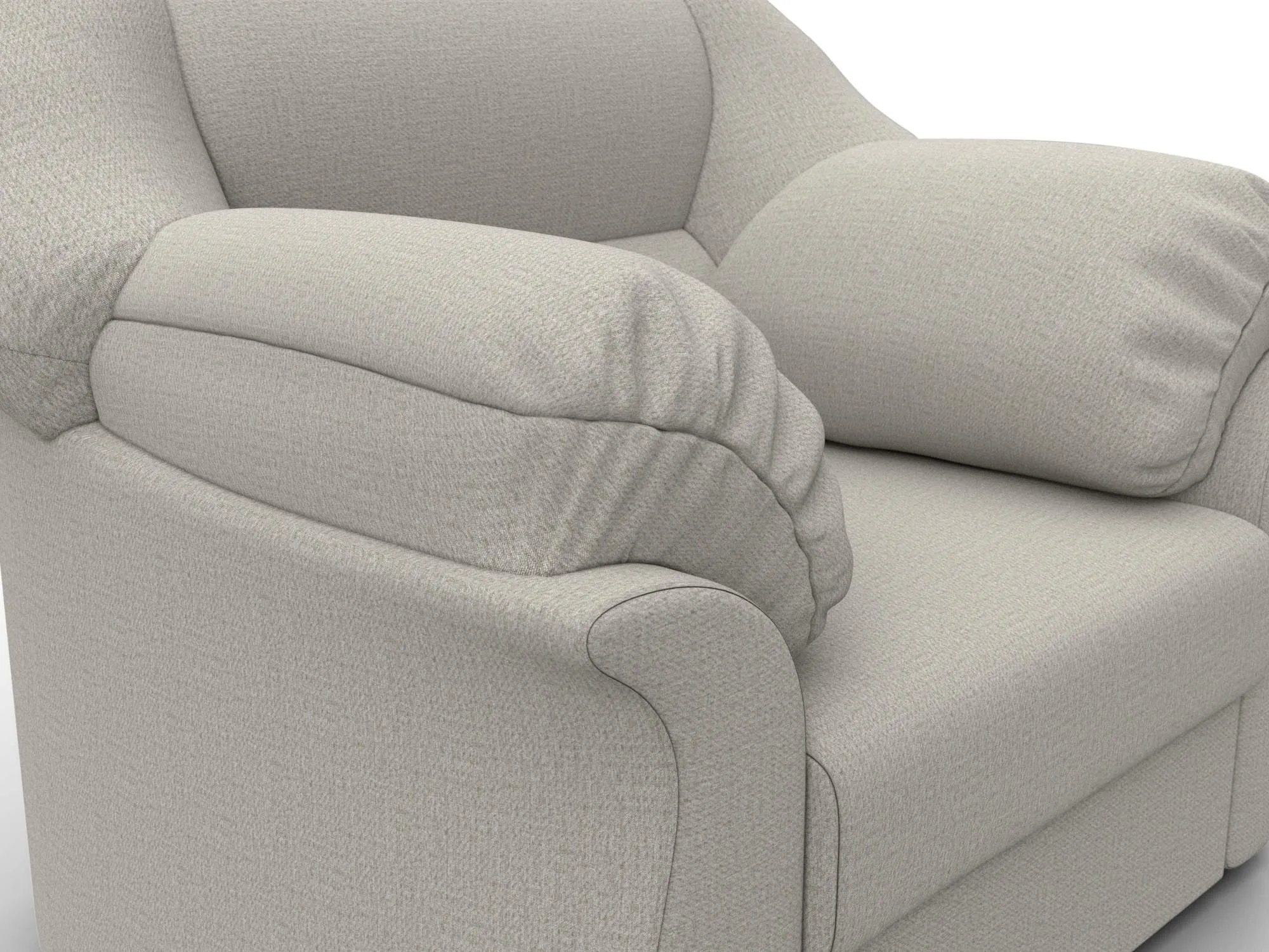 Кресло Карнелла ( Амур 02 бежевый )