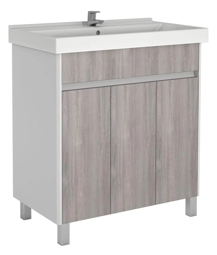 Тумба под умывальник "Fest 80" Uno без ящика Домино