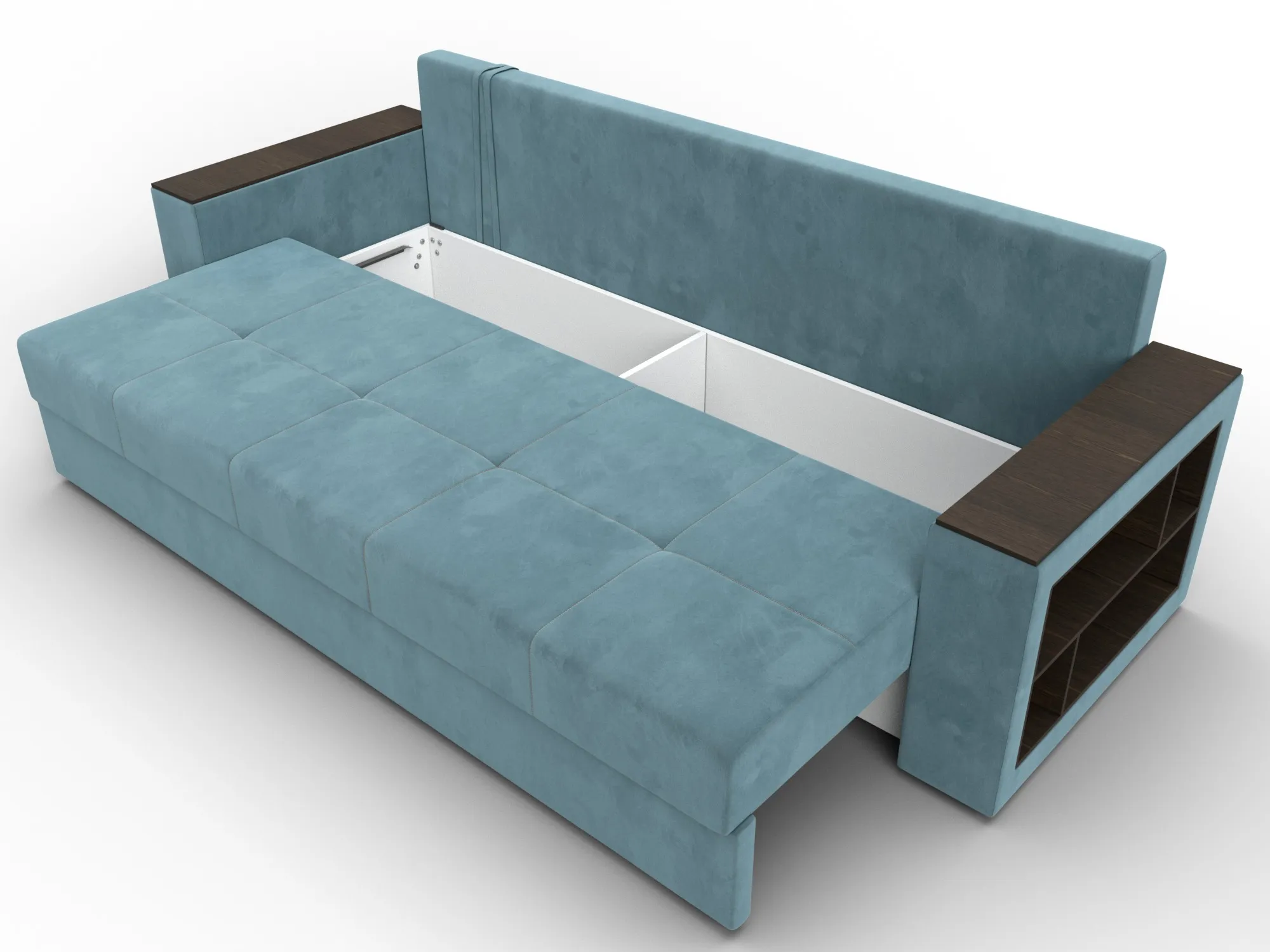 Диван прямой Дубай Лайт ( SEVEN 113 бирюзовый )