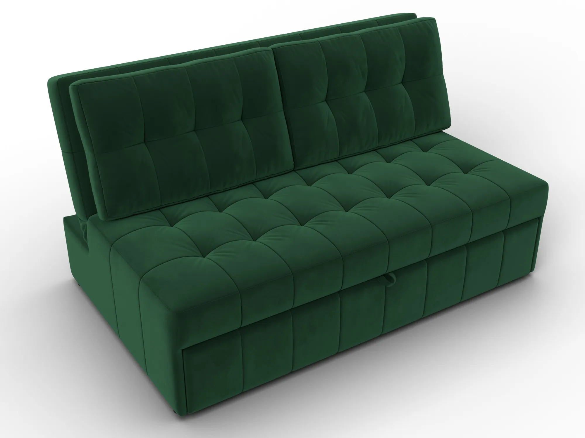 Диван прямой Лига-107 (140) ( SEVEN 626 зеленый )