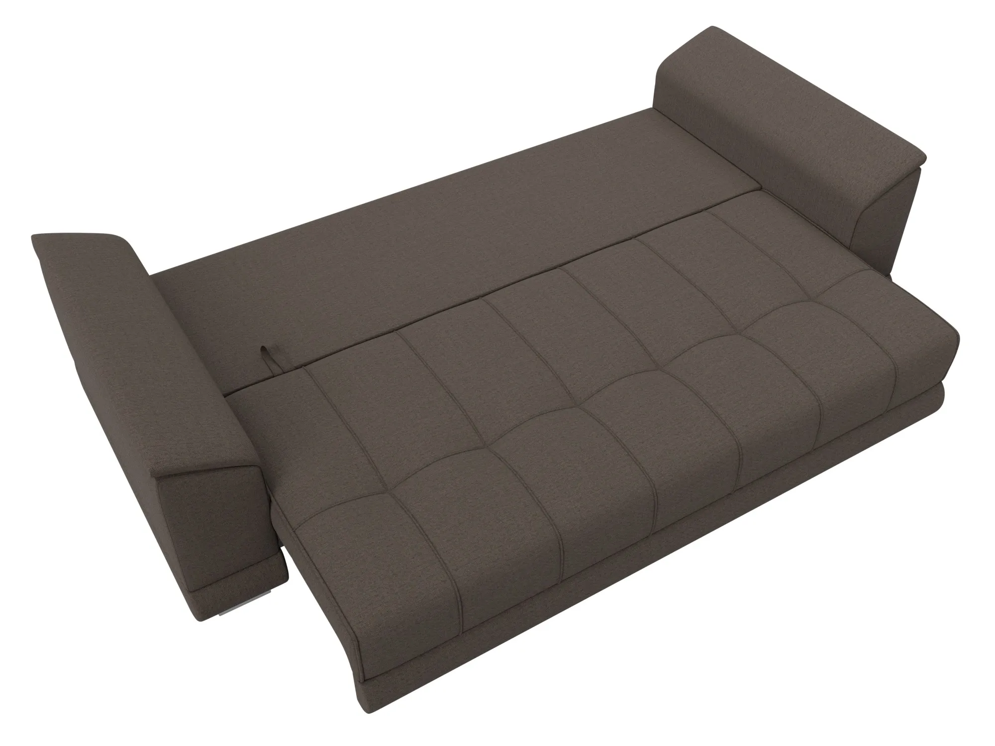 Диван прямой НордСтар НПБ ( Амур 05 коричневый )