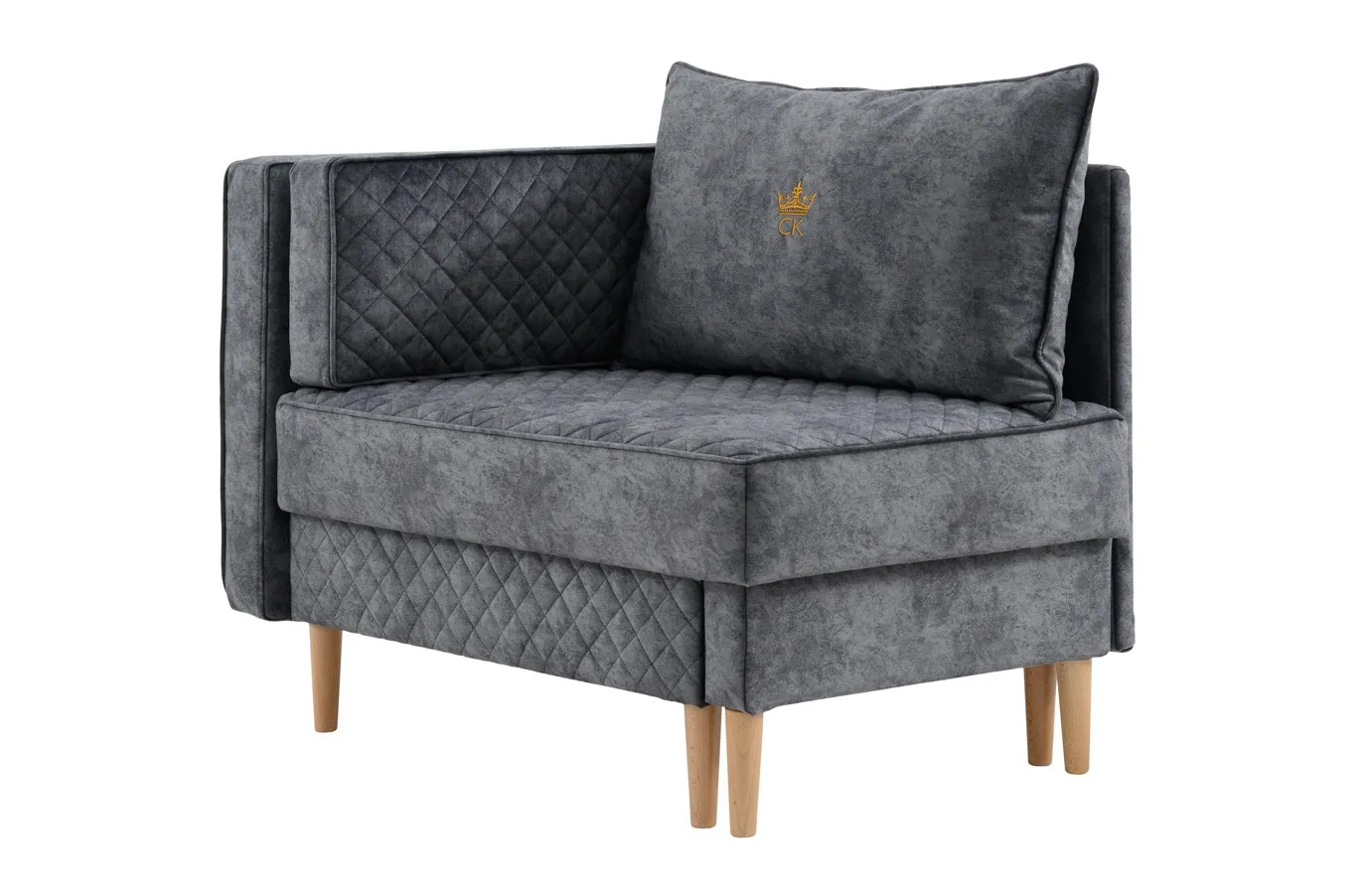 Кушетка Джойс Плюс Невада Графит (Арбен)