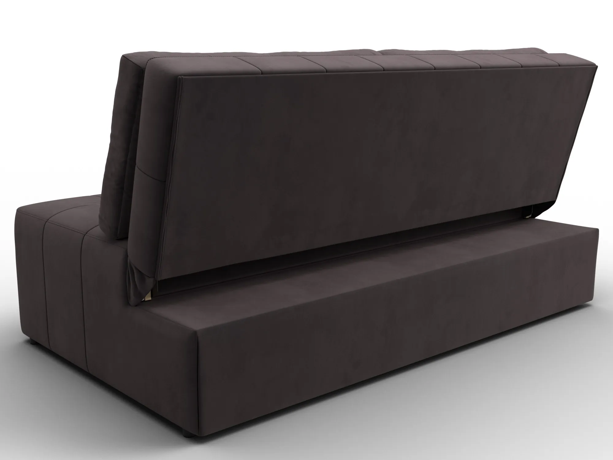 Диван прямой Лига-107 (160) ( SEVEN 727 коричневый )