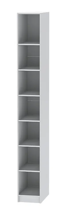 Стеллаж (350)  Иннэс - 7 Белый 