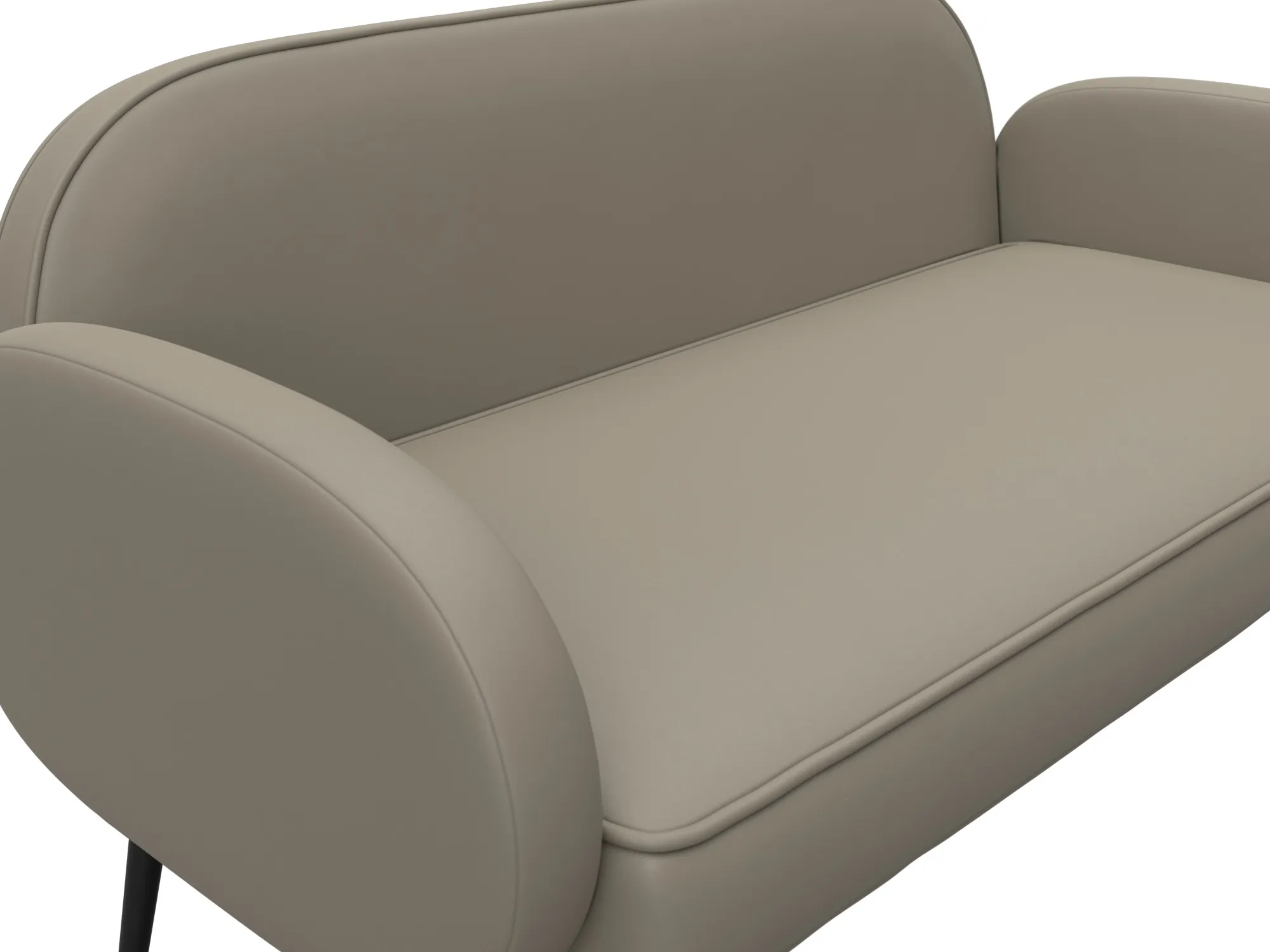 Диван прямой Лига-086 ( GRIFON 04 бежевый )