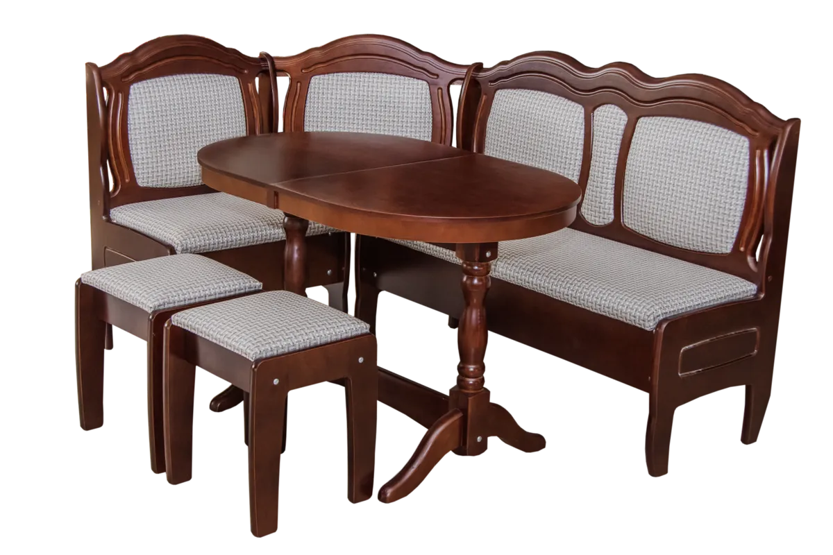 Кухонный уголок Трапеза Престиж орех