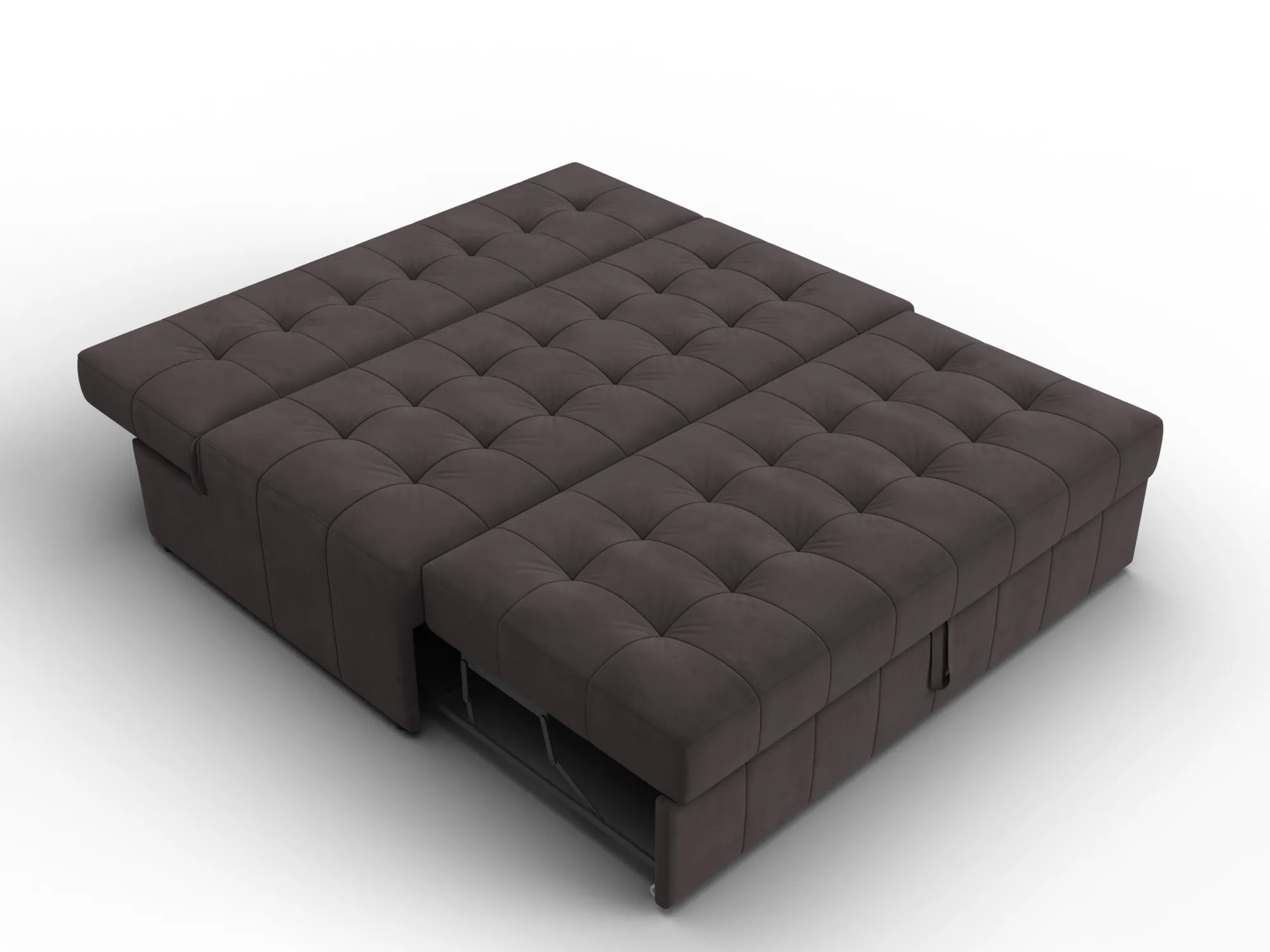 Диван прямой Лига-107 (140) ( SEVEN 727 коричневый )