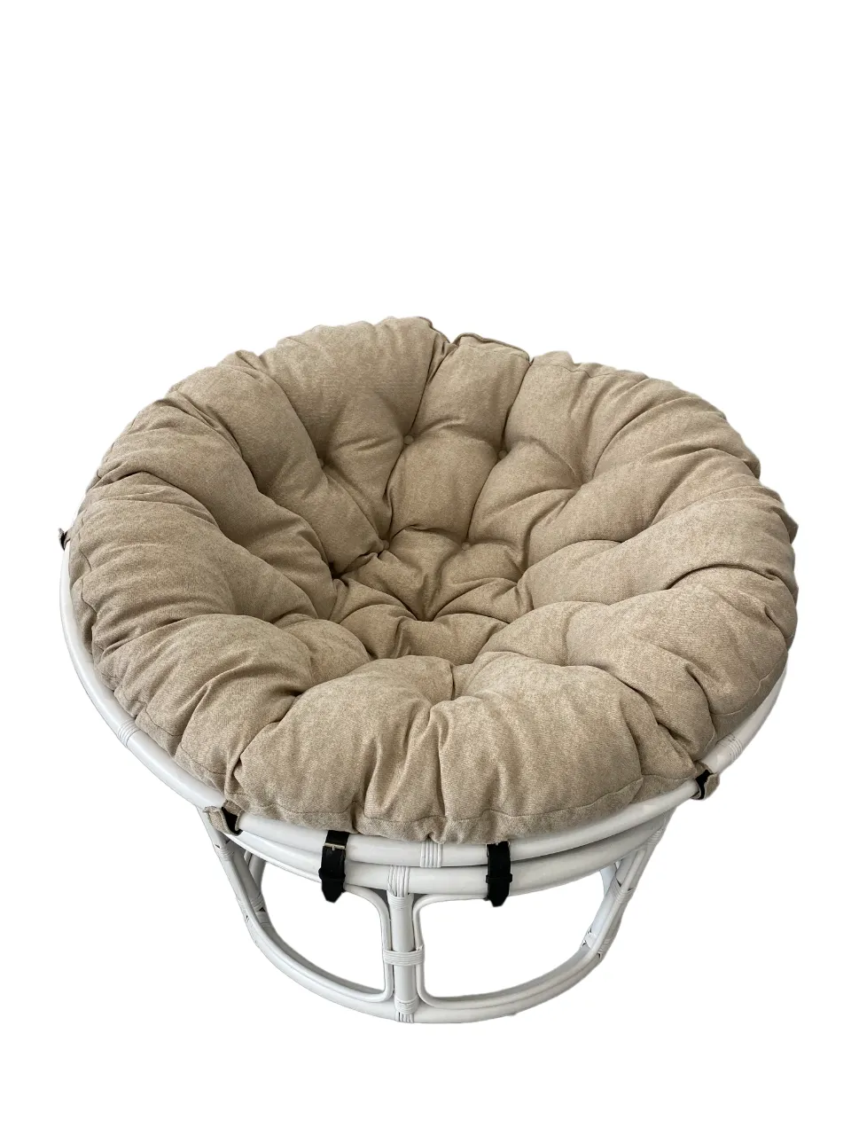 Кресло Папасан 23/01, цвет: белый